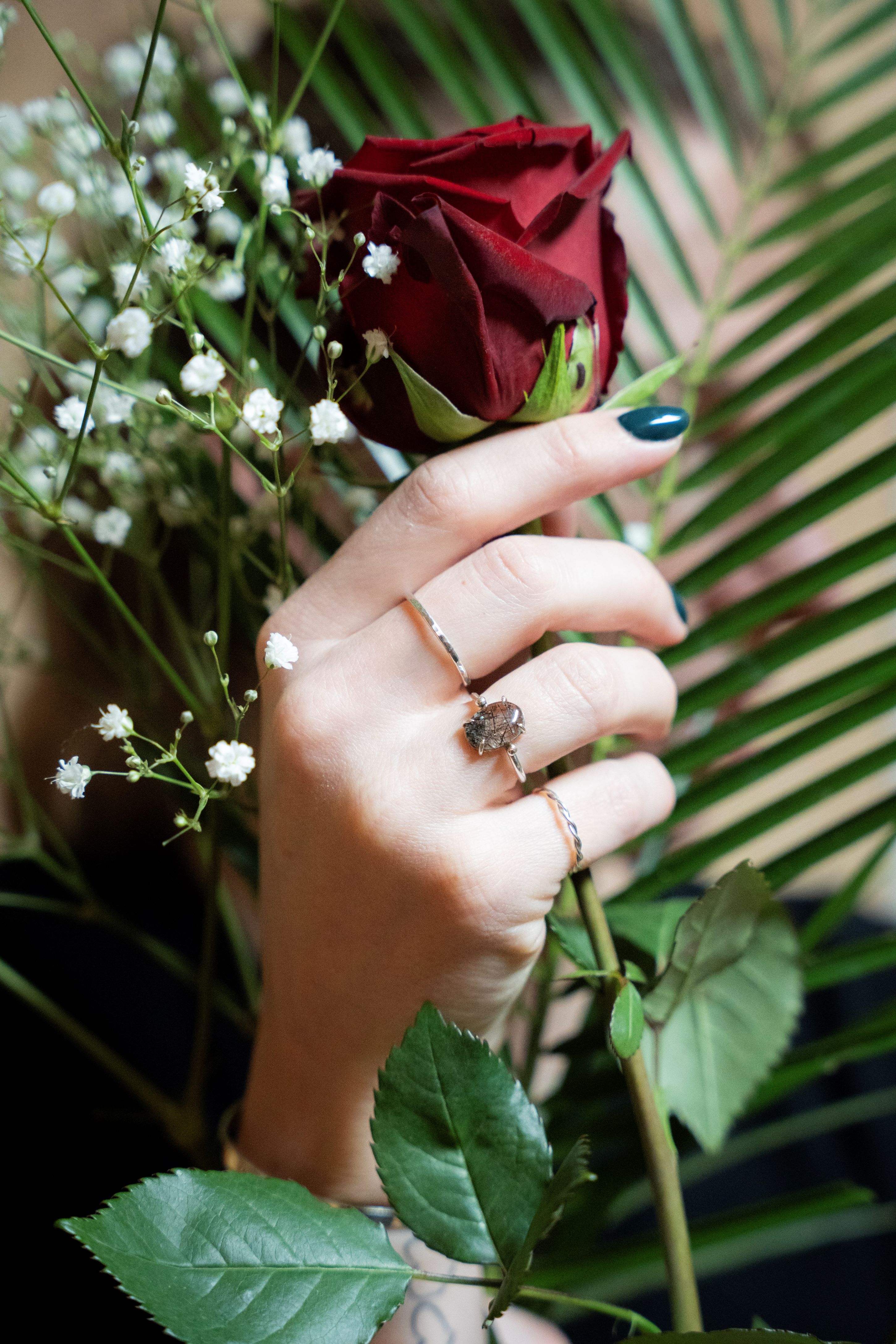 Bague multi martelée 