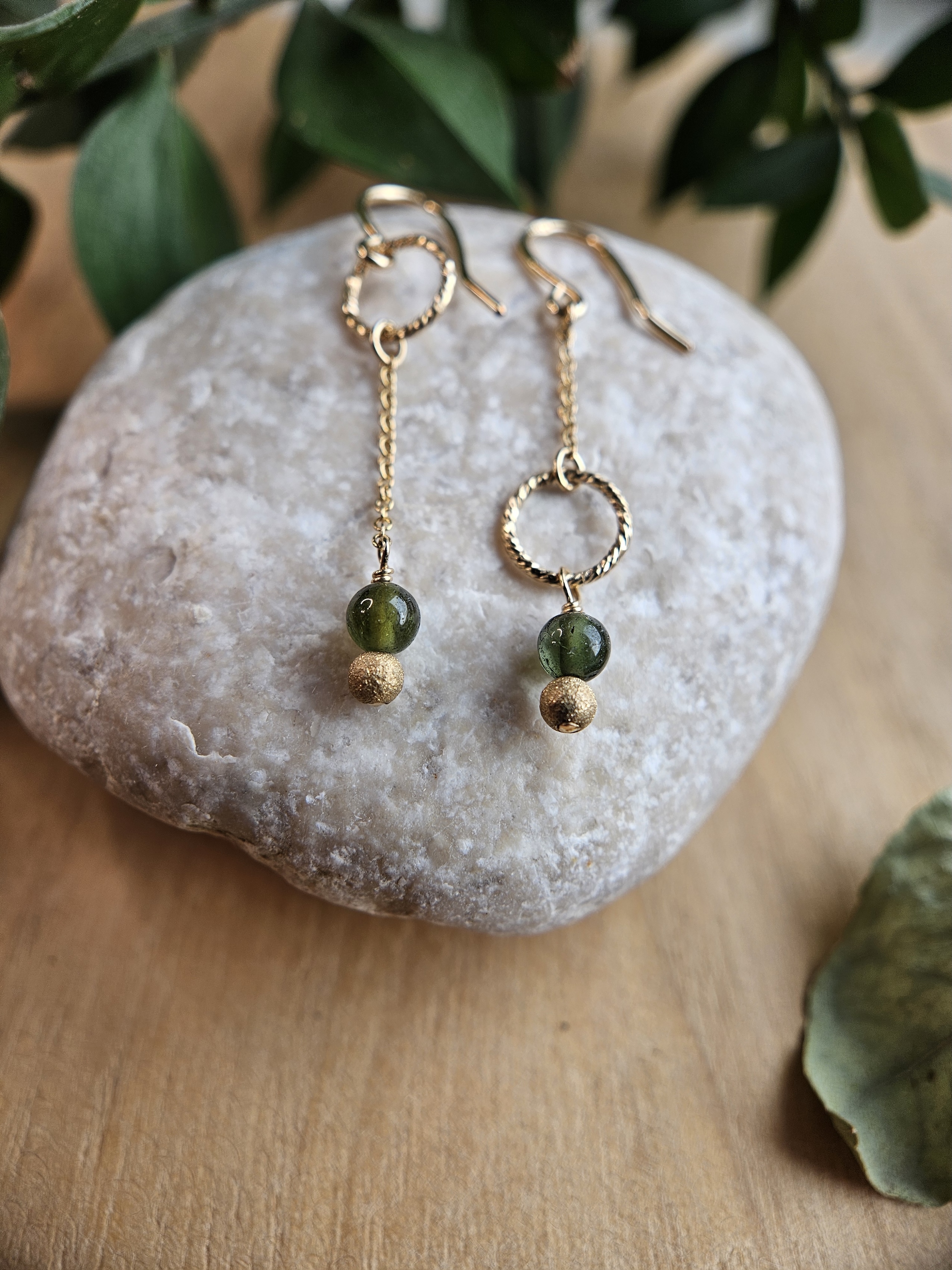 Boucles d'oreilles asymetrique 