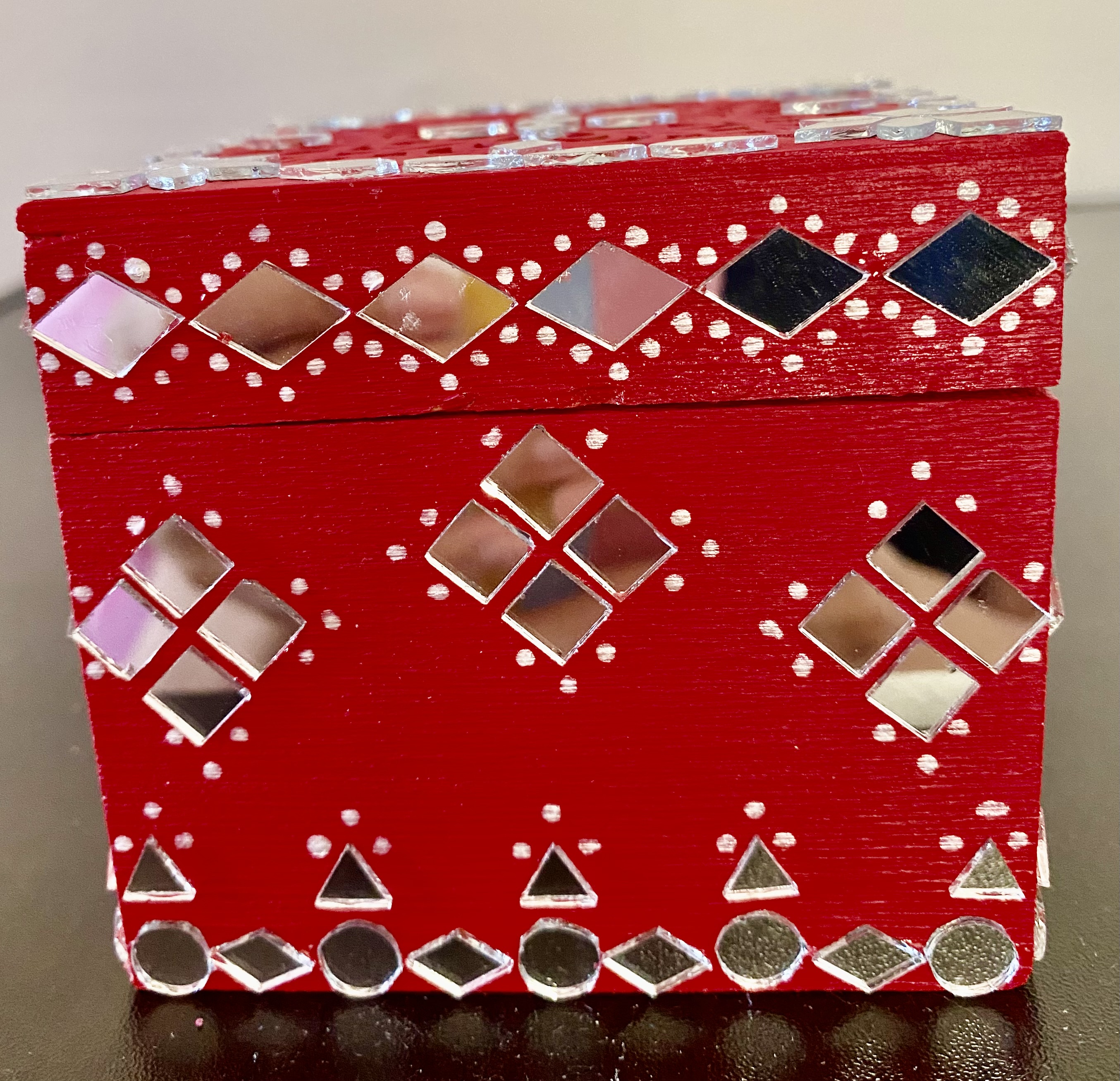 Wooden - Decorative Jewellery Box - Small