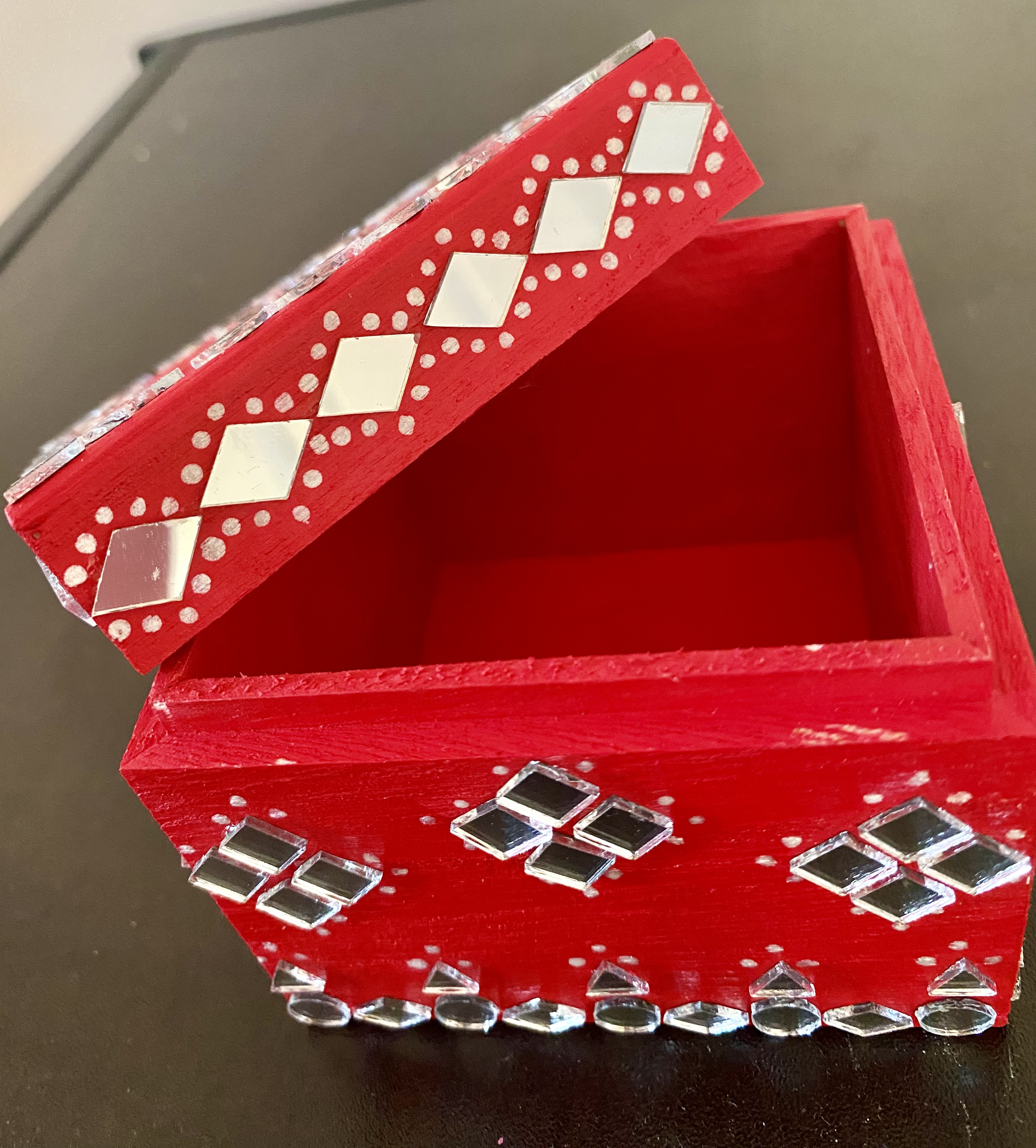 Wooden - Decorative Jewellery Box - Small