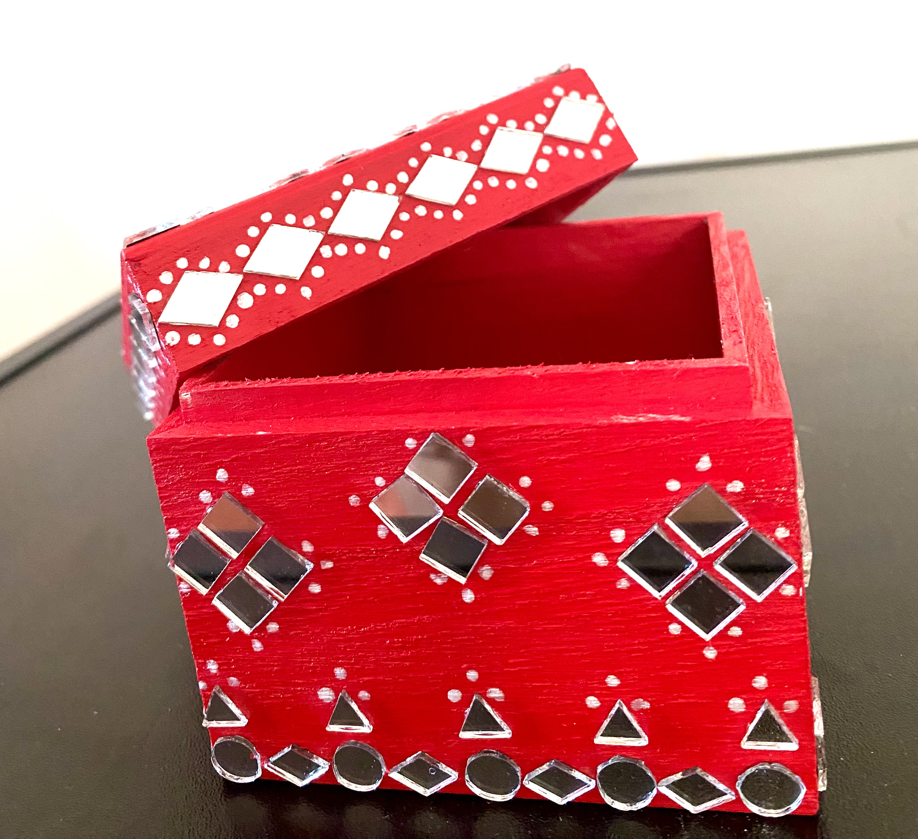 Wooden - Decorative Jewellery Box - Small