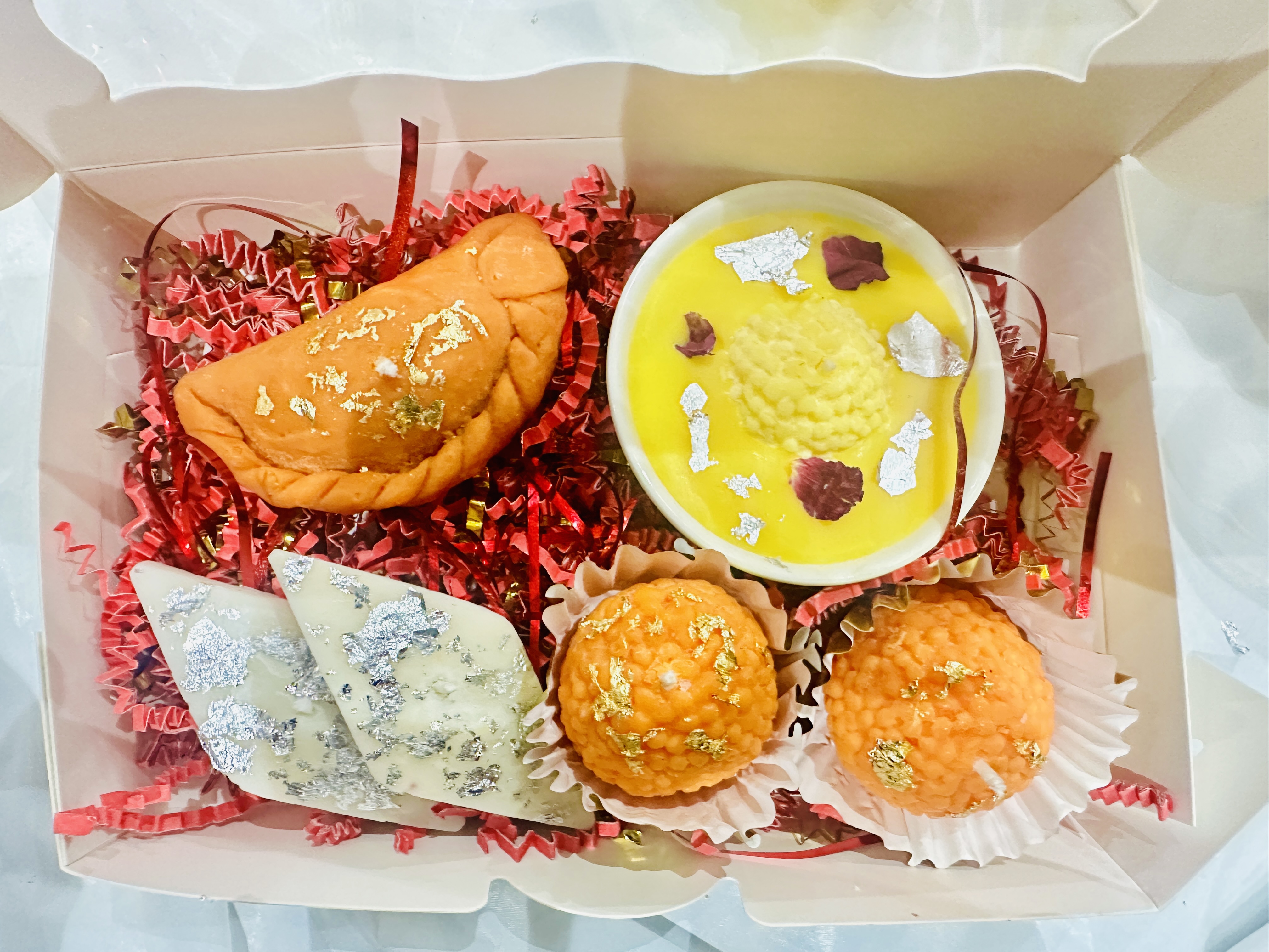 Assorted Indian Sweet (Mithai) Candles - Large 