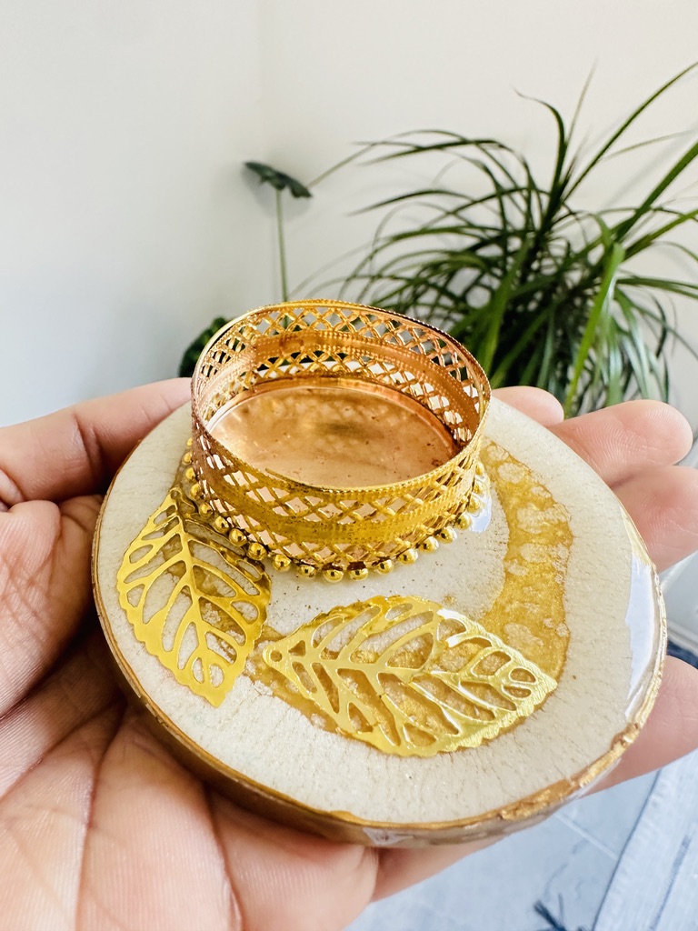 Resin - Decorative Tealight Holders - Small - Set of 2