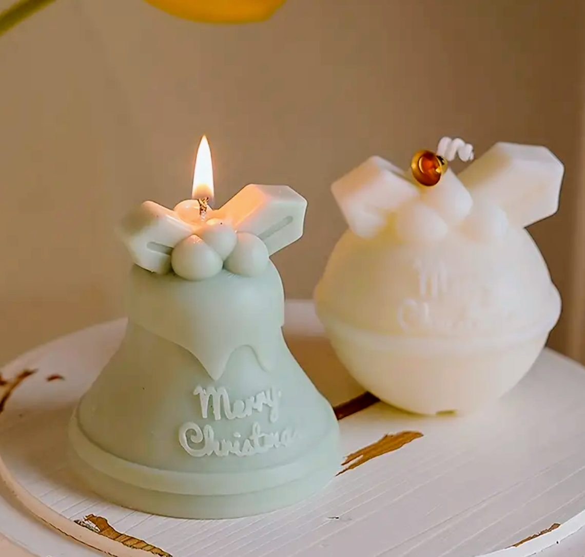 Christmas Bell Candles