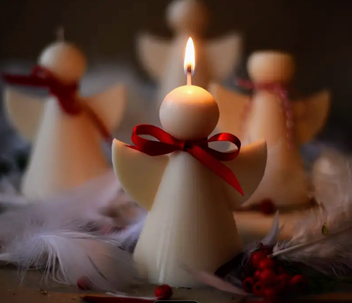 Christmas Angel Candle