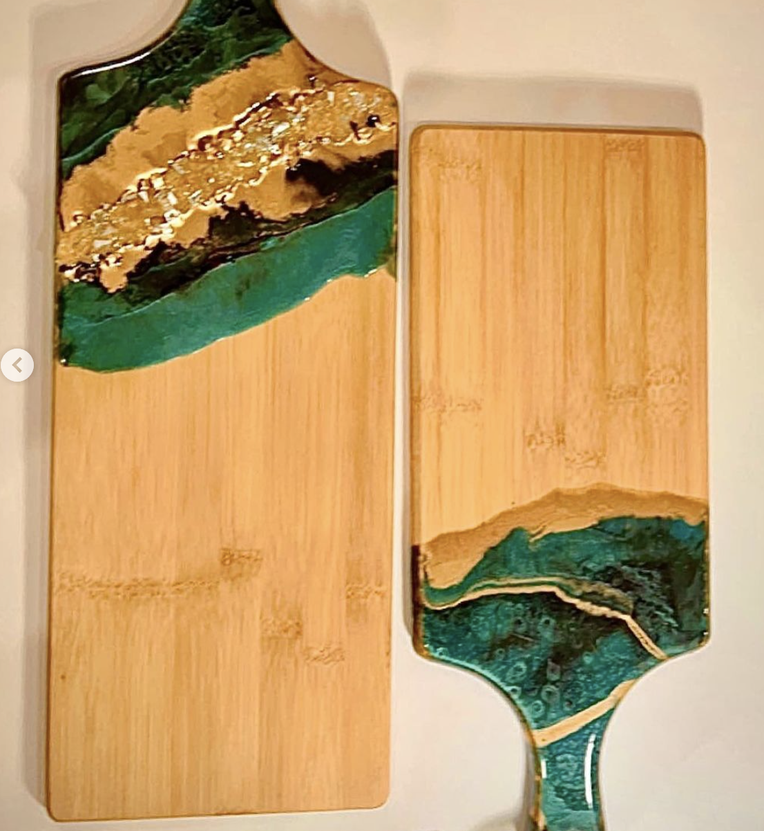 Resin - Emerald Charcuterie Board
