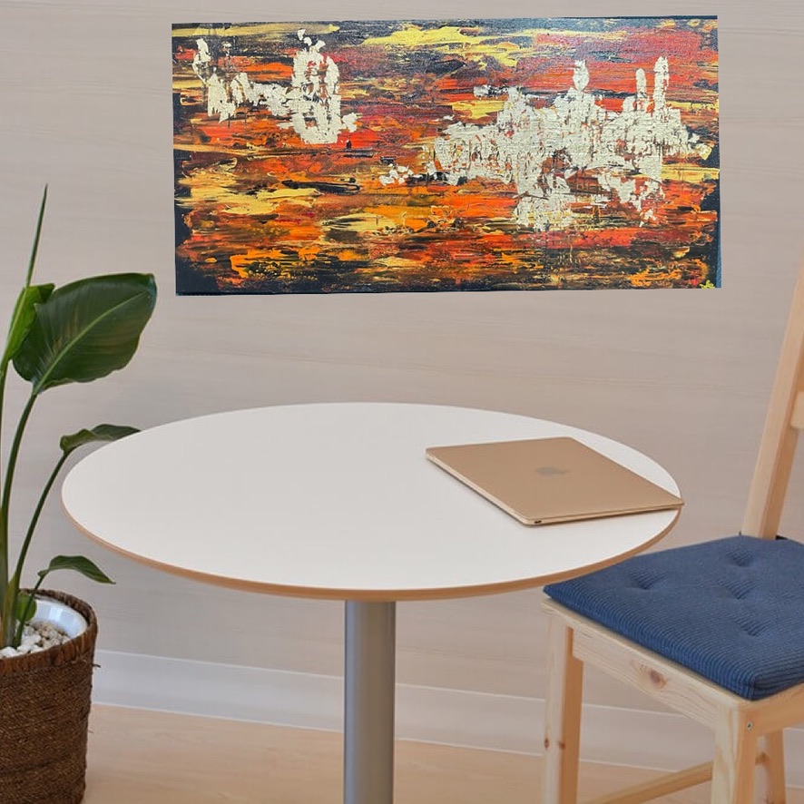 Abstract Canvas Painting