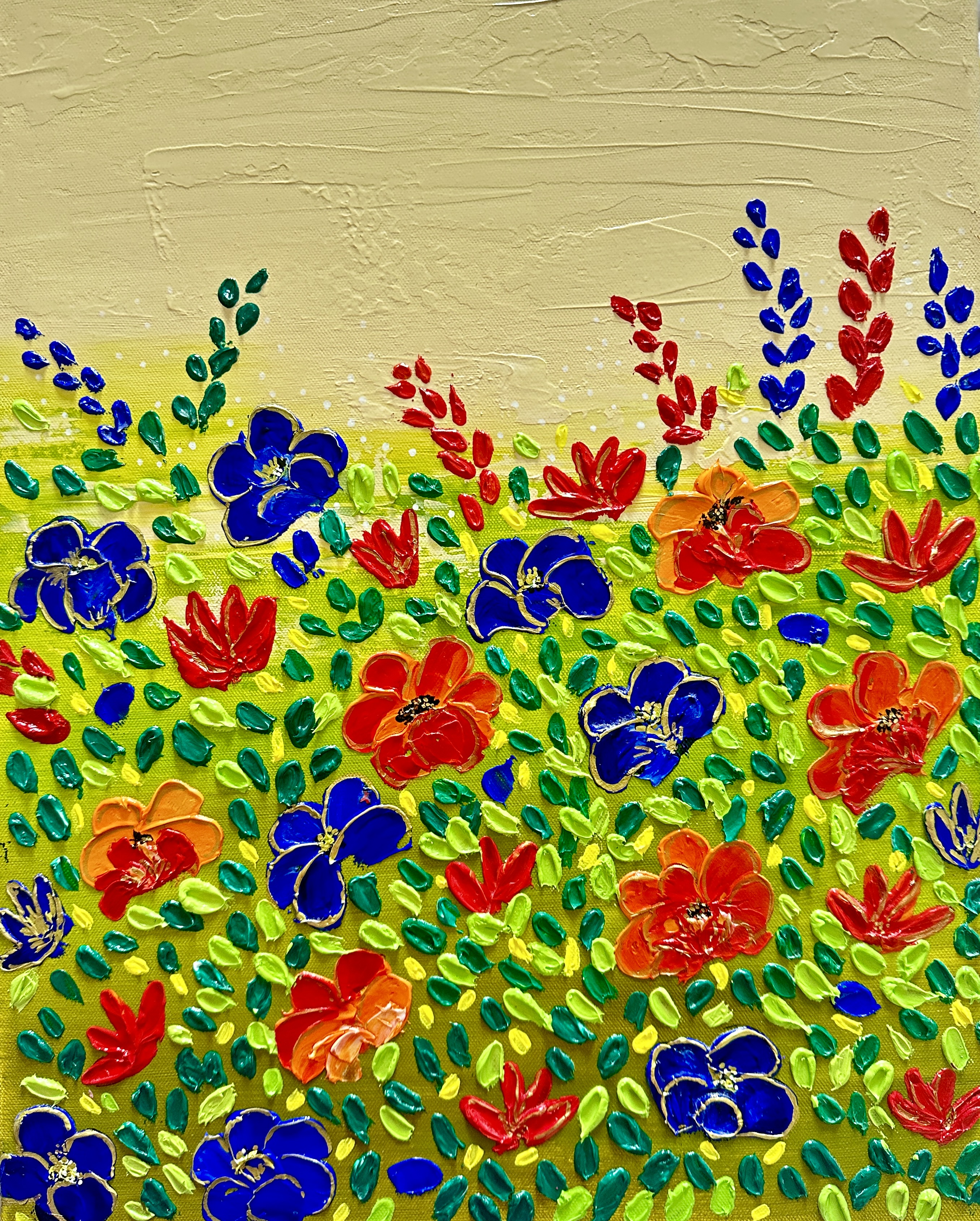 Floral Heavy Texture 