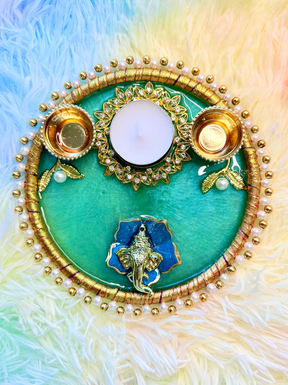 Resin -  Puja Thali 