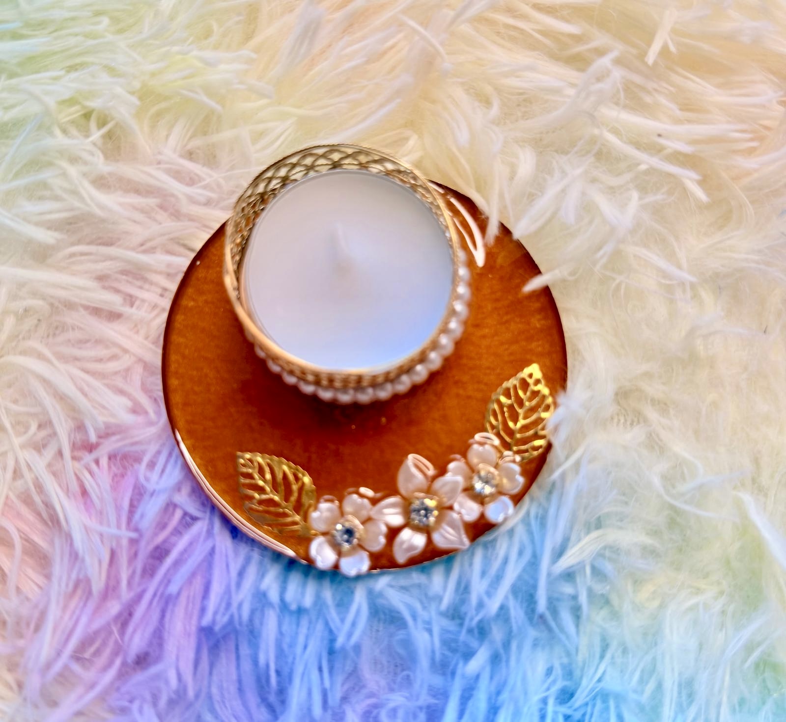 Resin Diya set  - Small - Set of 2