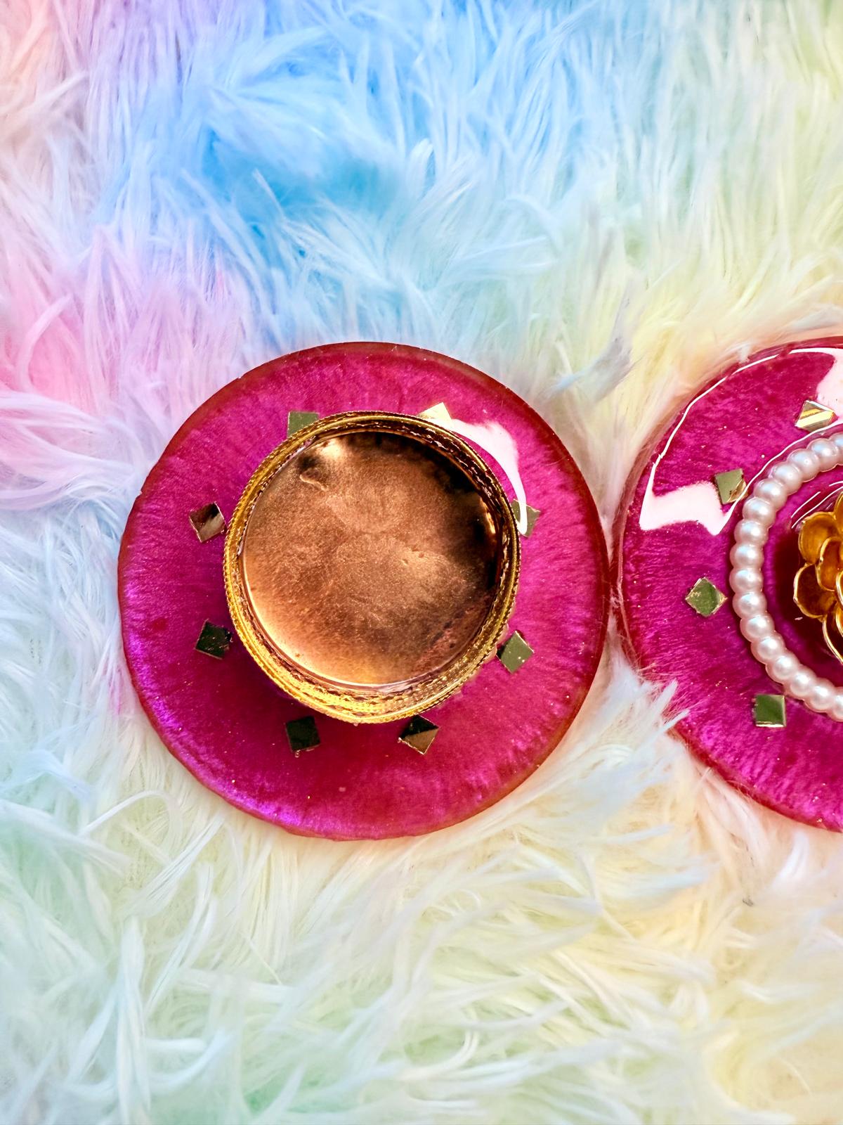 Resin- Diya & Incense stick Small- set of 3