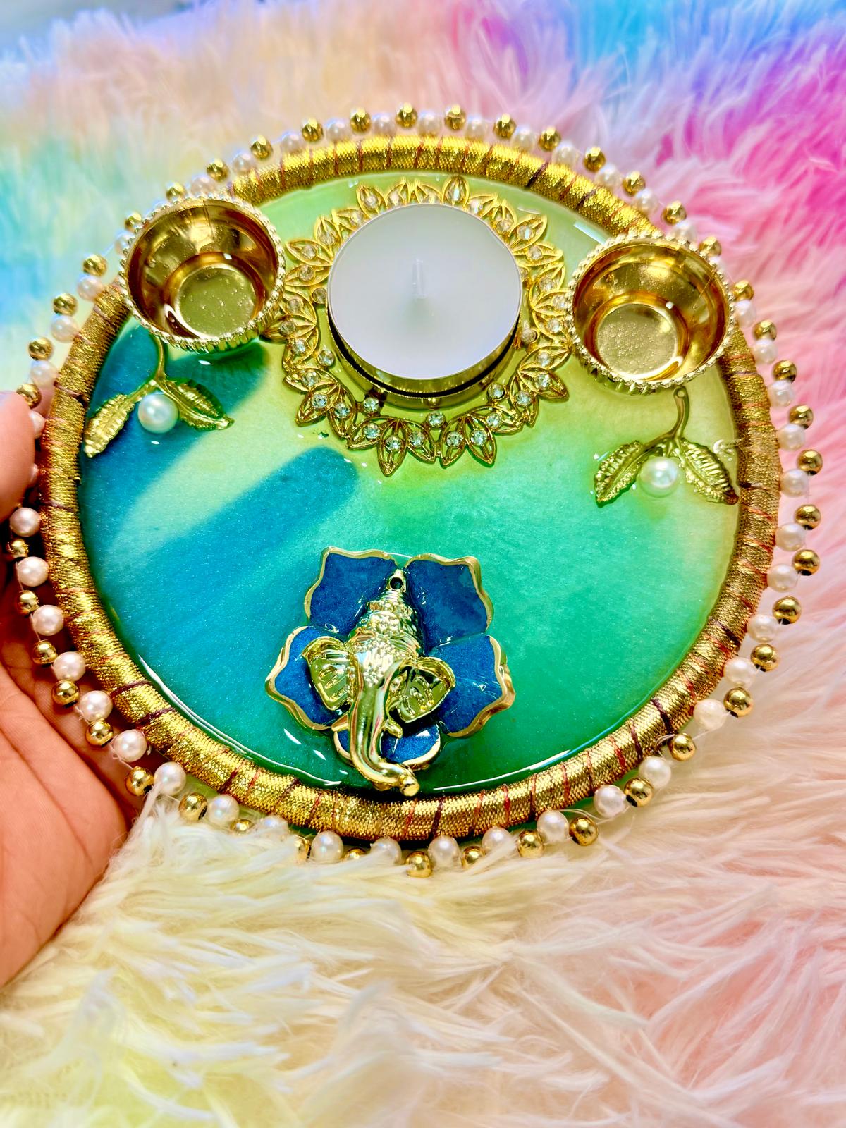 Resin -  Puja Thali 