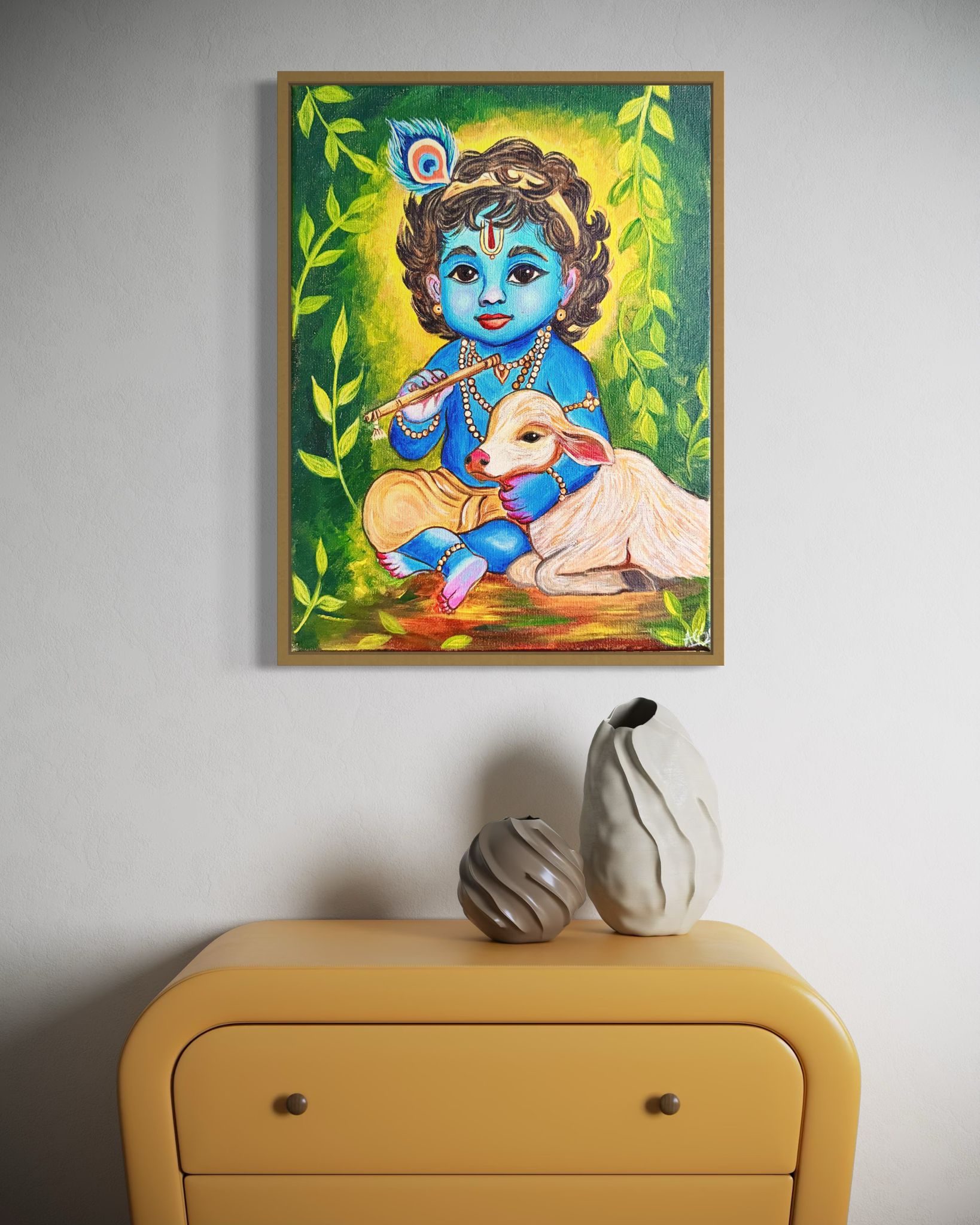 Kanha and the Calf