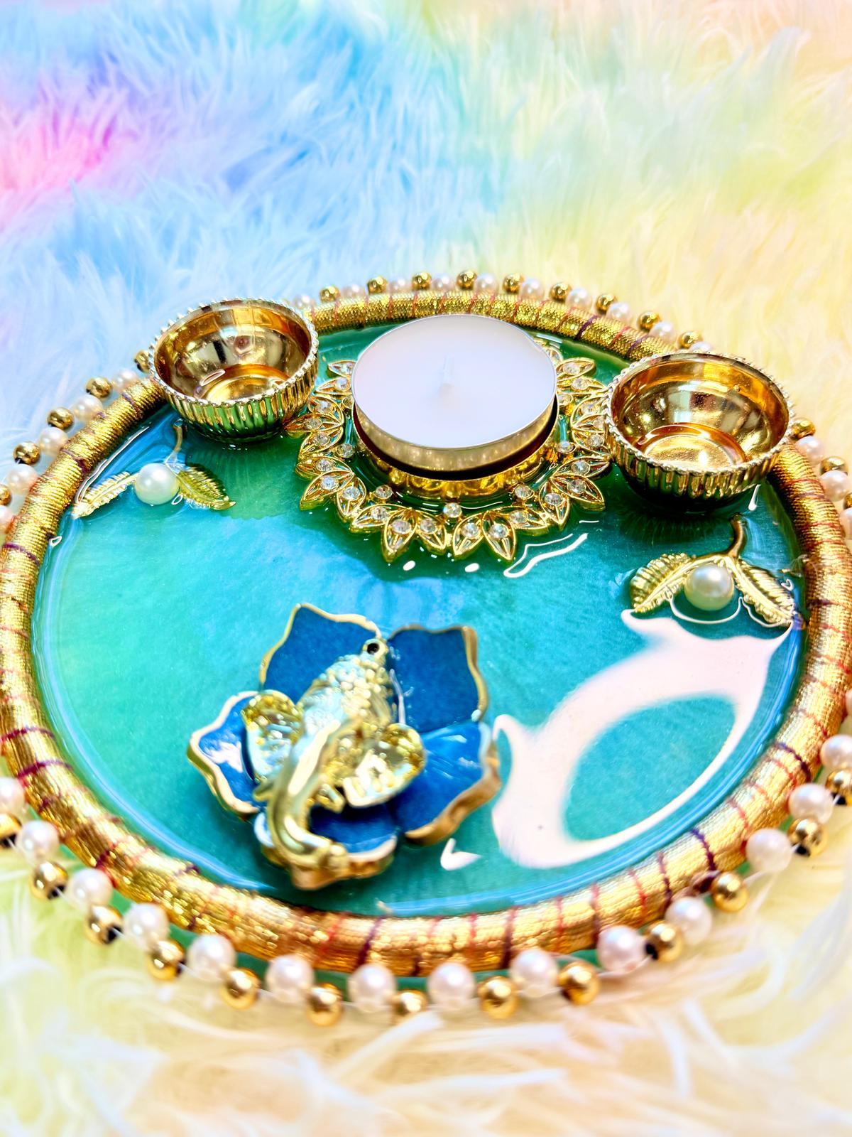 Resin -  Puja Thali 