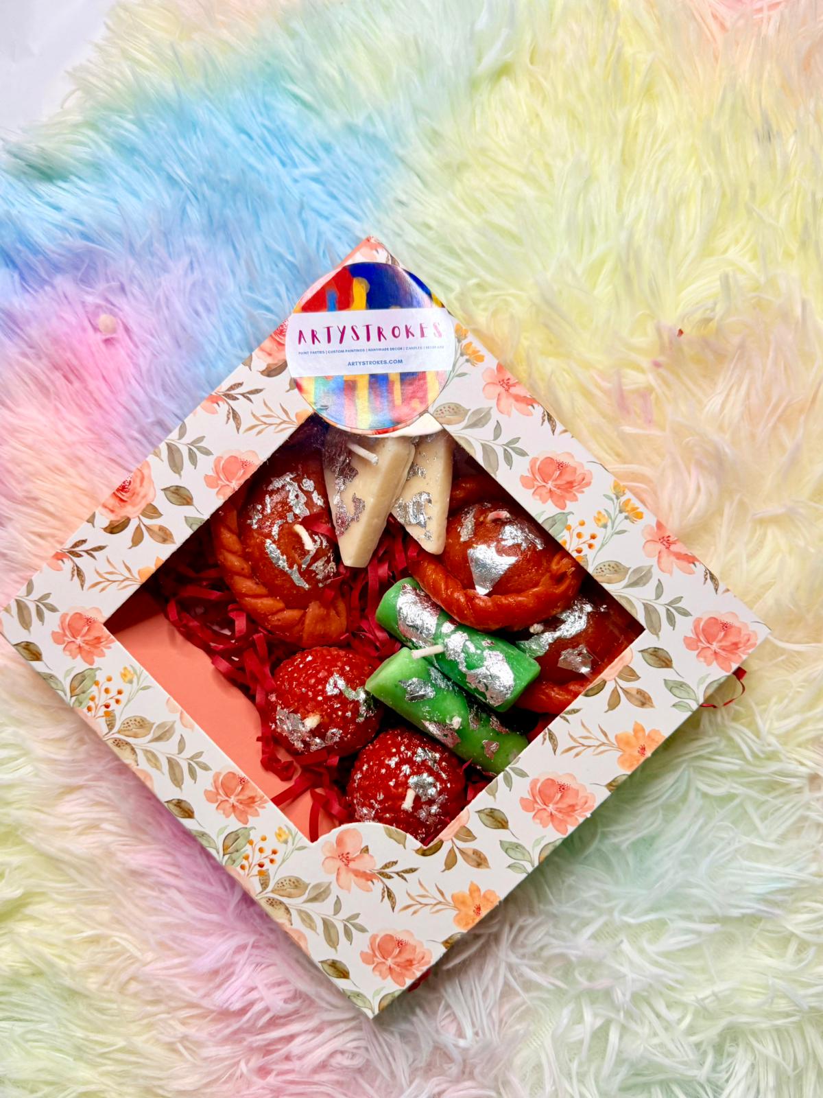 Assorted Indian Sweet (Mithai) Candles