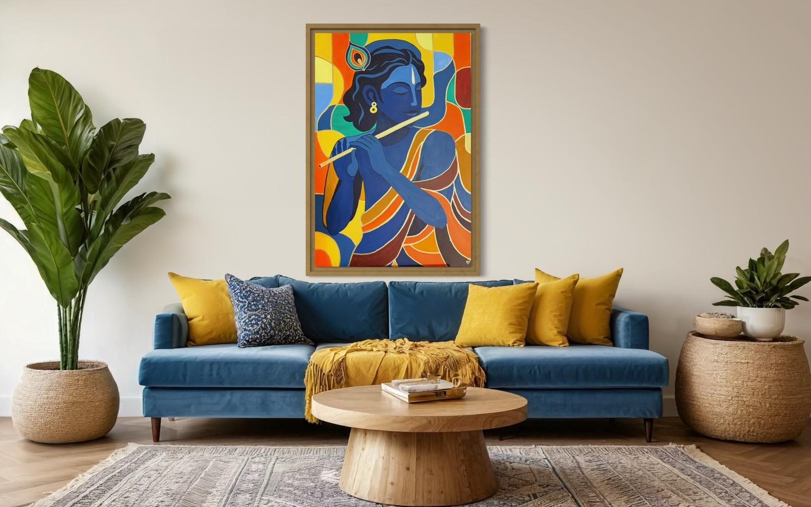 "Krishna in Color" – A Modern Tribute to the Divine