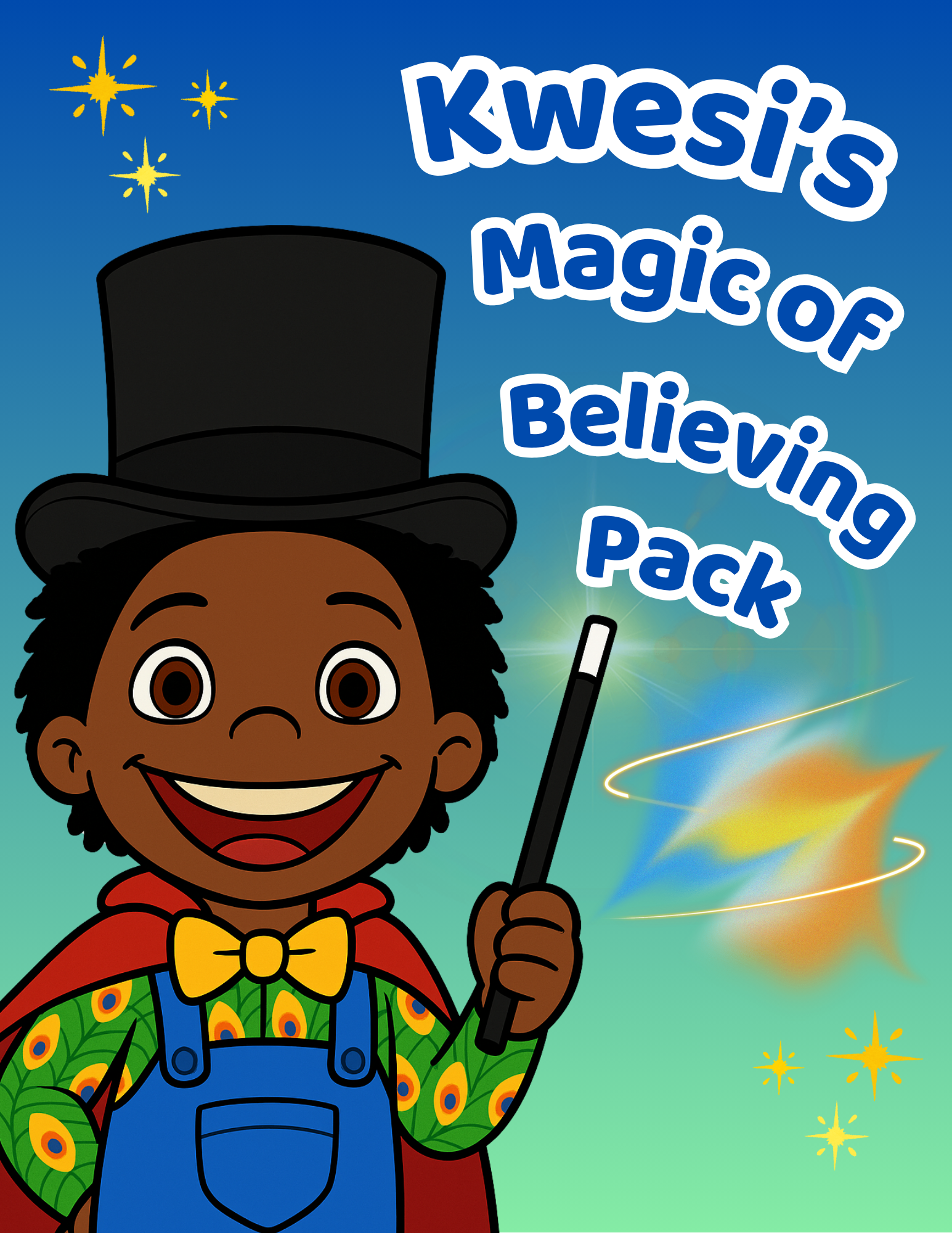 Kwesi’s Magic of Believing Pack | Printable SEL Activities, Stories & Paper Doll Set