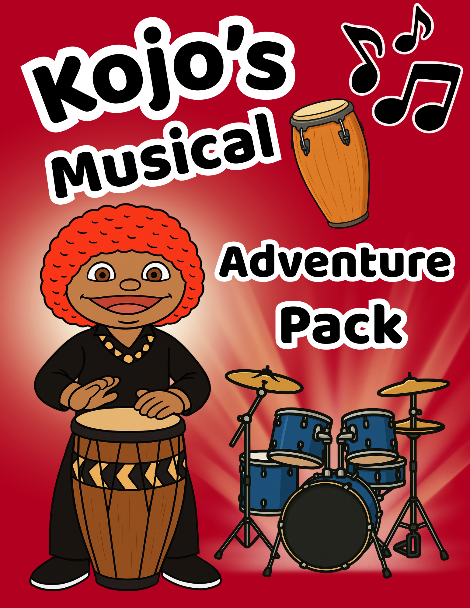 Move, Play, and Imagine with Kojo’s Musical Adventure Pack!