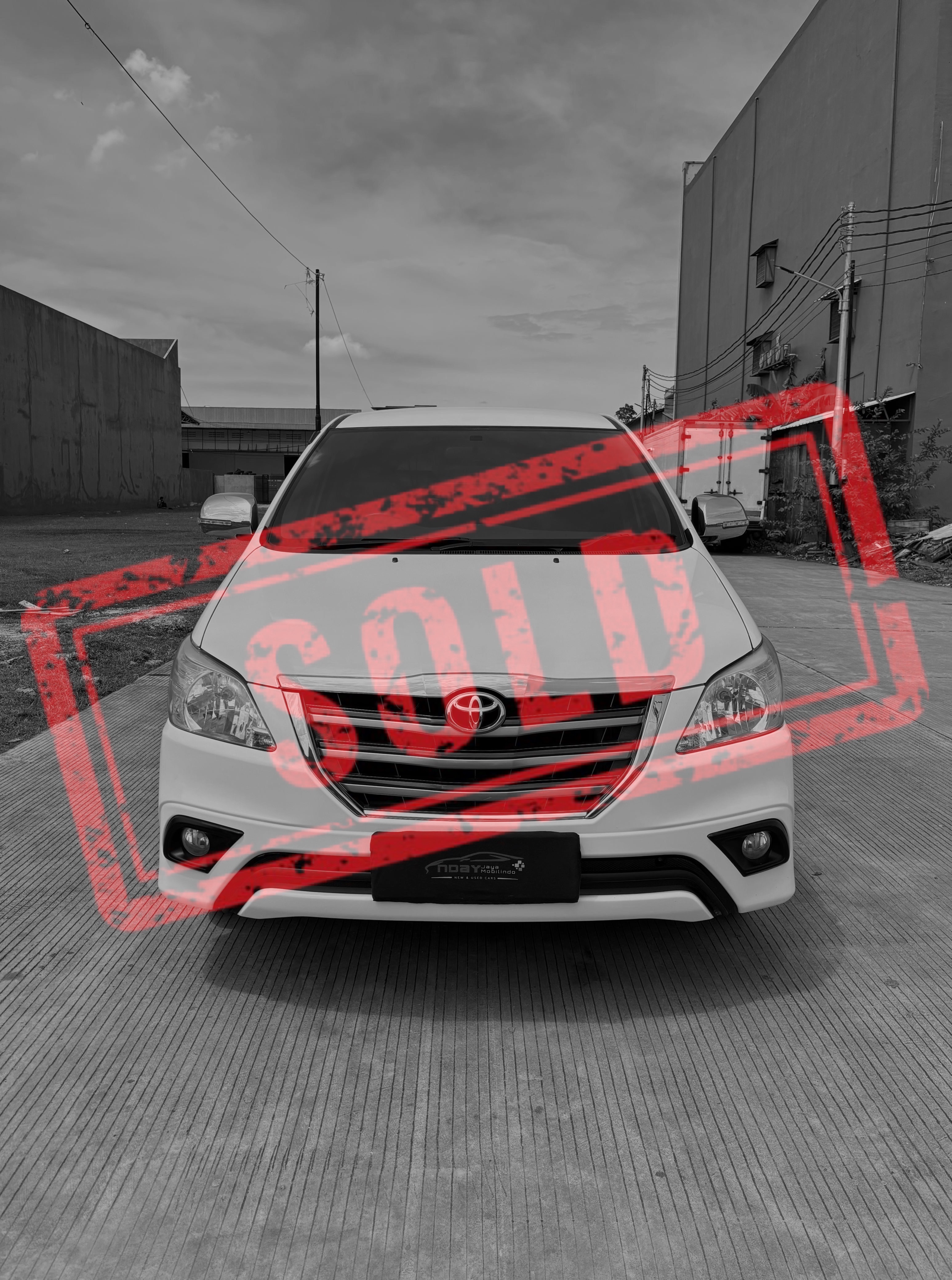 Toyota Innova 2.5 G 2013 Manual