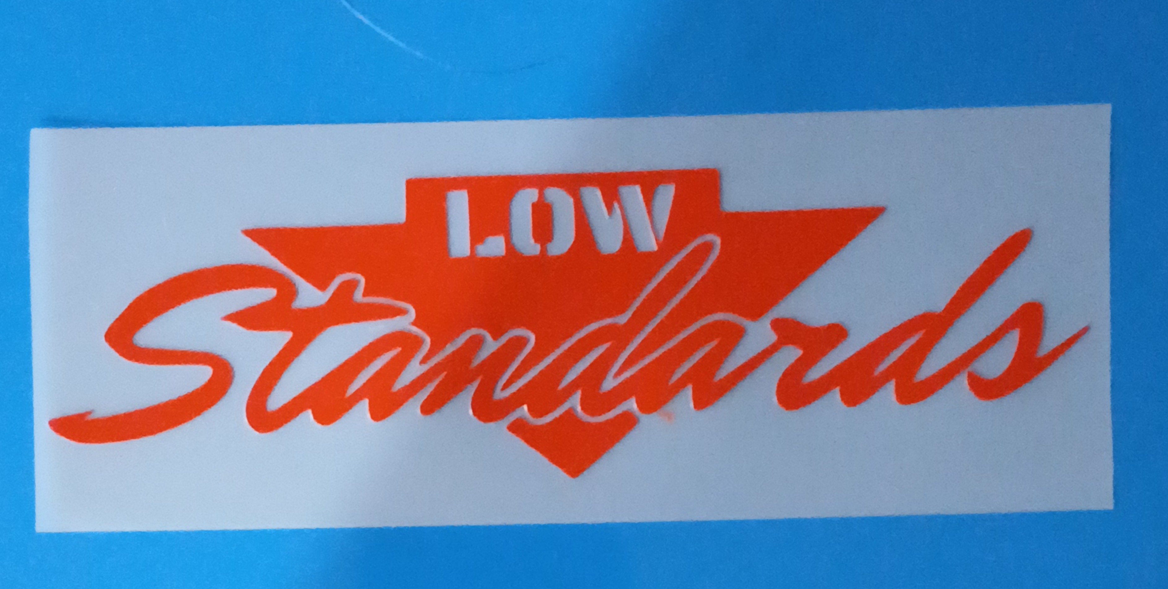 Low Standards Logo Decal