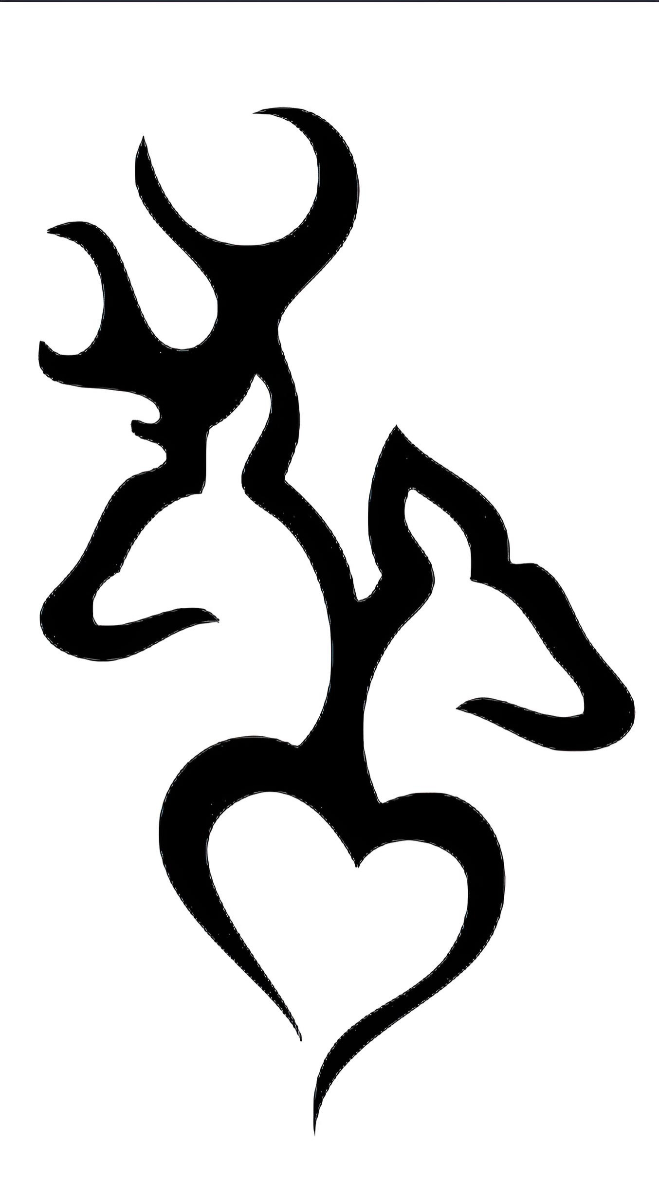 Buck and Doe Love Premium Vinyl Decal