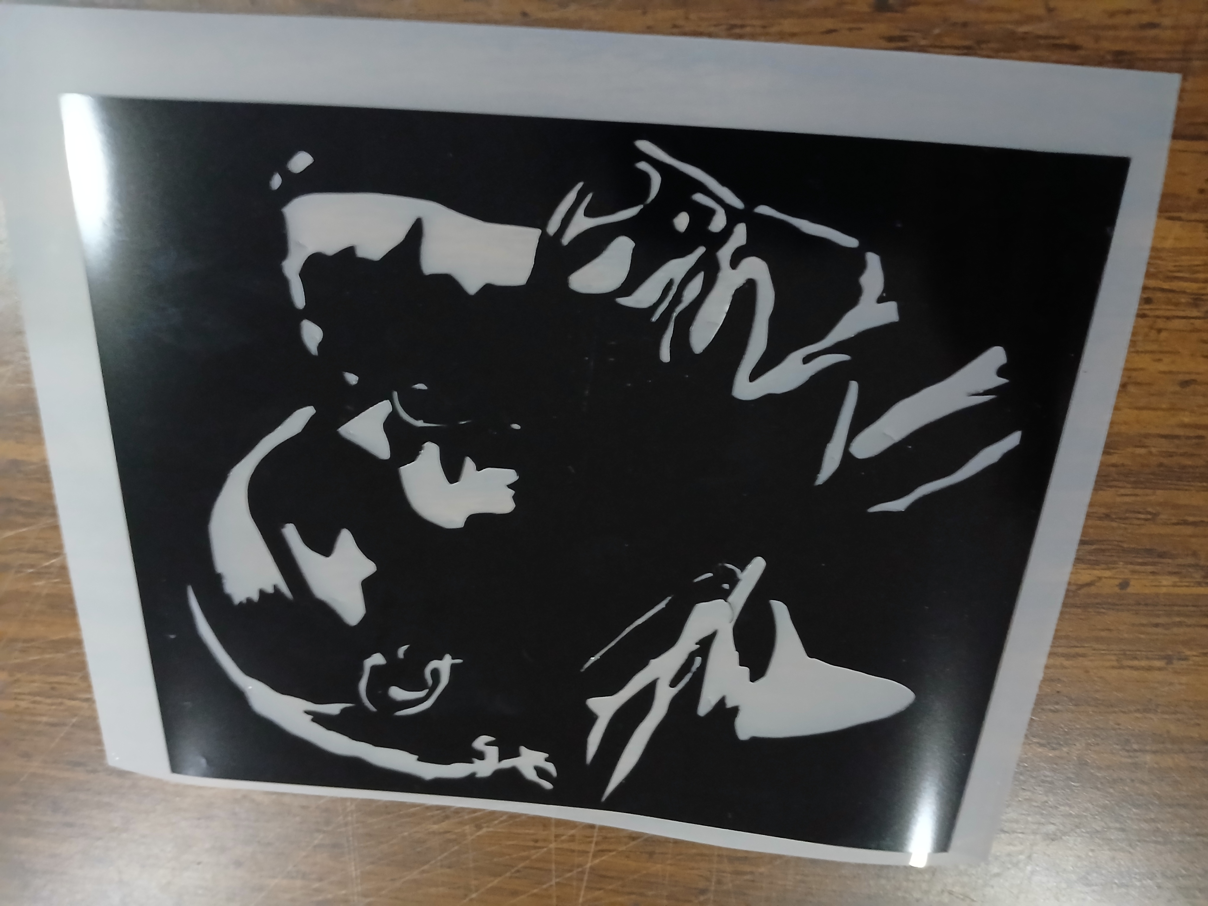 Layne Staley Silhouette Vinyl Decal