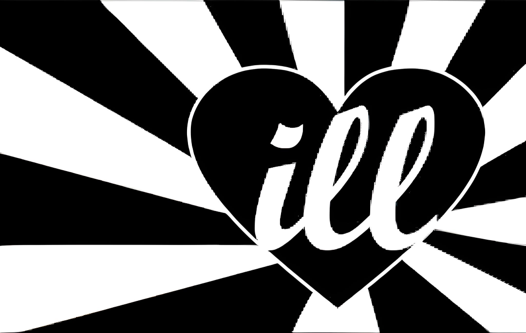 ill heart Rising Sun Custom Vinyl Decal