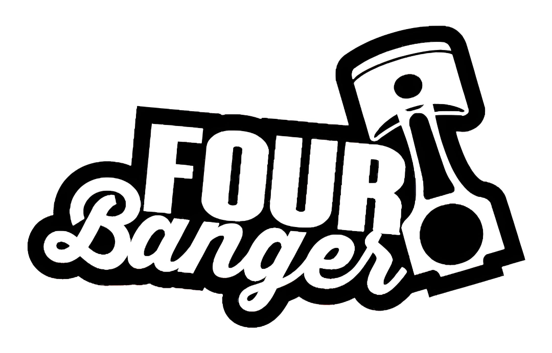 Four Banger Piston Premium Vinyl Decal