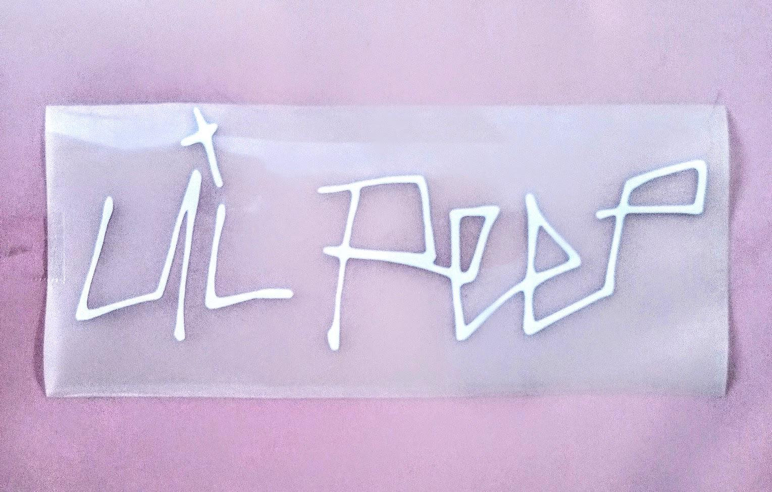 LIL PEEP DECAL, HipHop/Emo Rap Music, Crybaby, Hellboy, Come Over When You're Sober, Save That Shit, Star Shopping, Gustav Elijah Ahr, rip