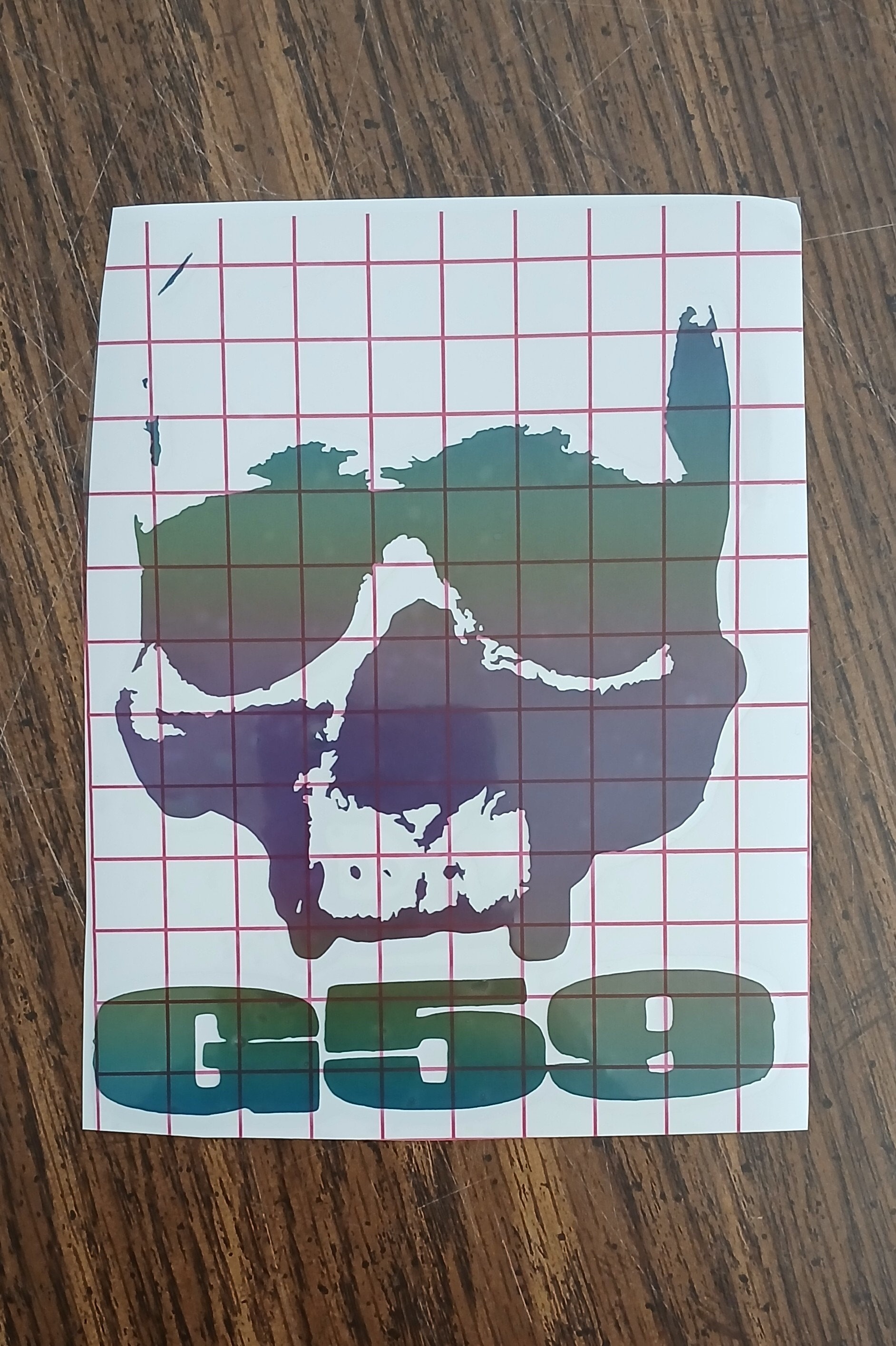 Suicideboys "G59 Skull" Decal. Scrim, Ruby da Cherry, Grey 59, Rap, HipHop.