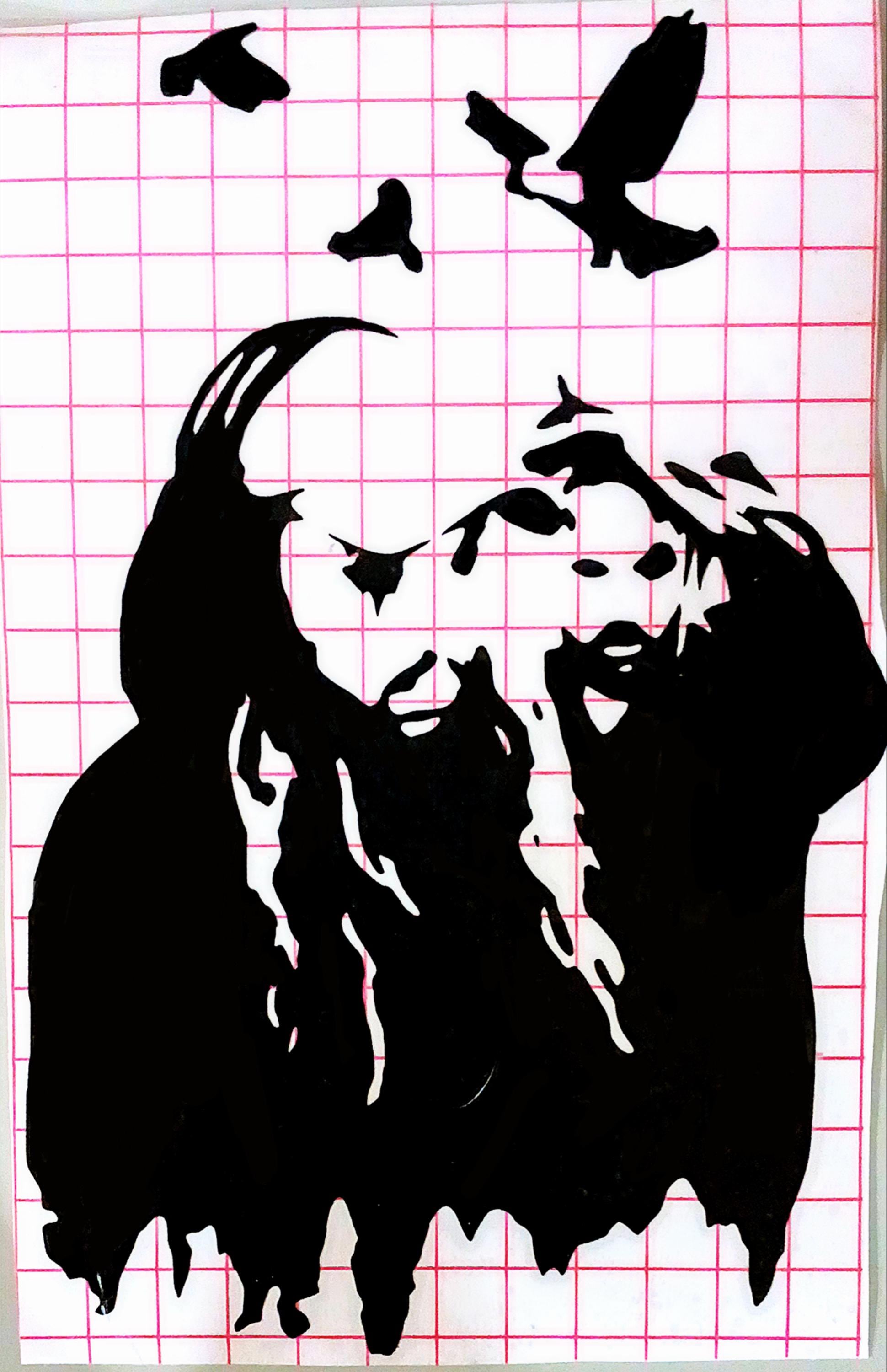 Suicideboys "Scrim & Ruby da Cherry" Silhouette Vinyl Decal. G59, Rap, Sesh, Car Decal, Wall Decal