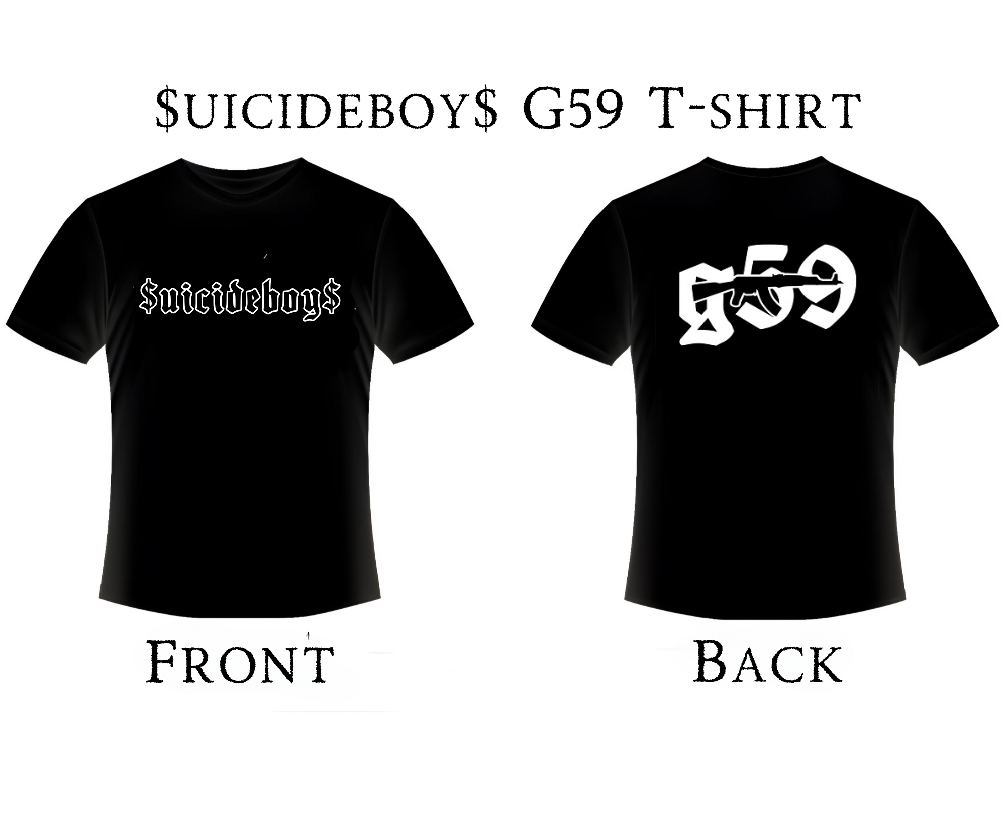 G59 AK $uicideboys Gildan 5000 100% Cotton T-shirt