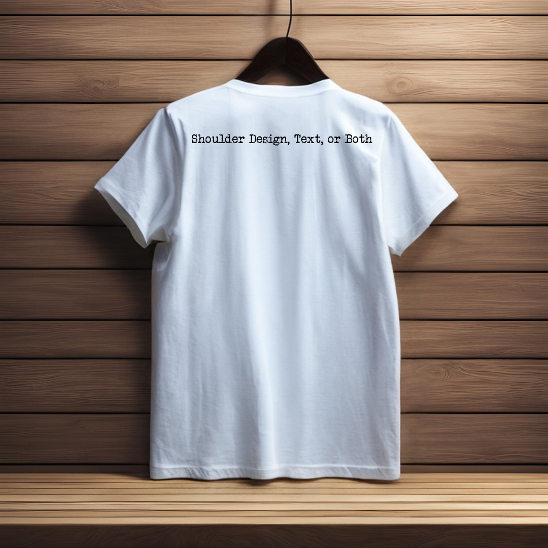 Personalized Lettering/Graphic T-shirts (Back)