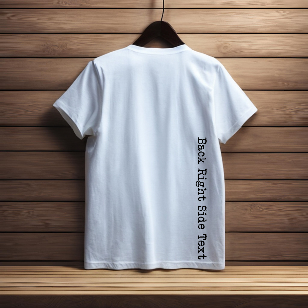 Personalized Lettering/Graphic T-shirts (Back)