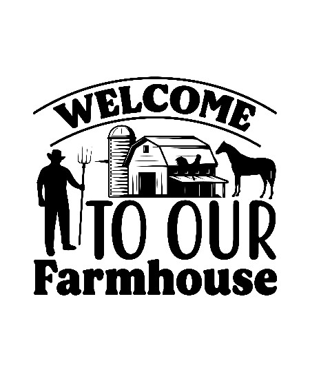 Welcome to our farmhouse Premium Vinyl Decal