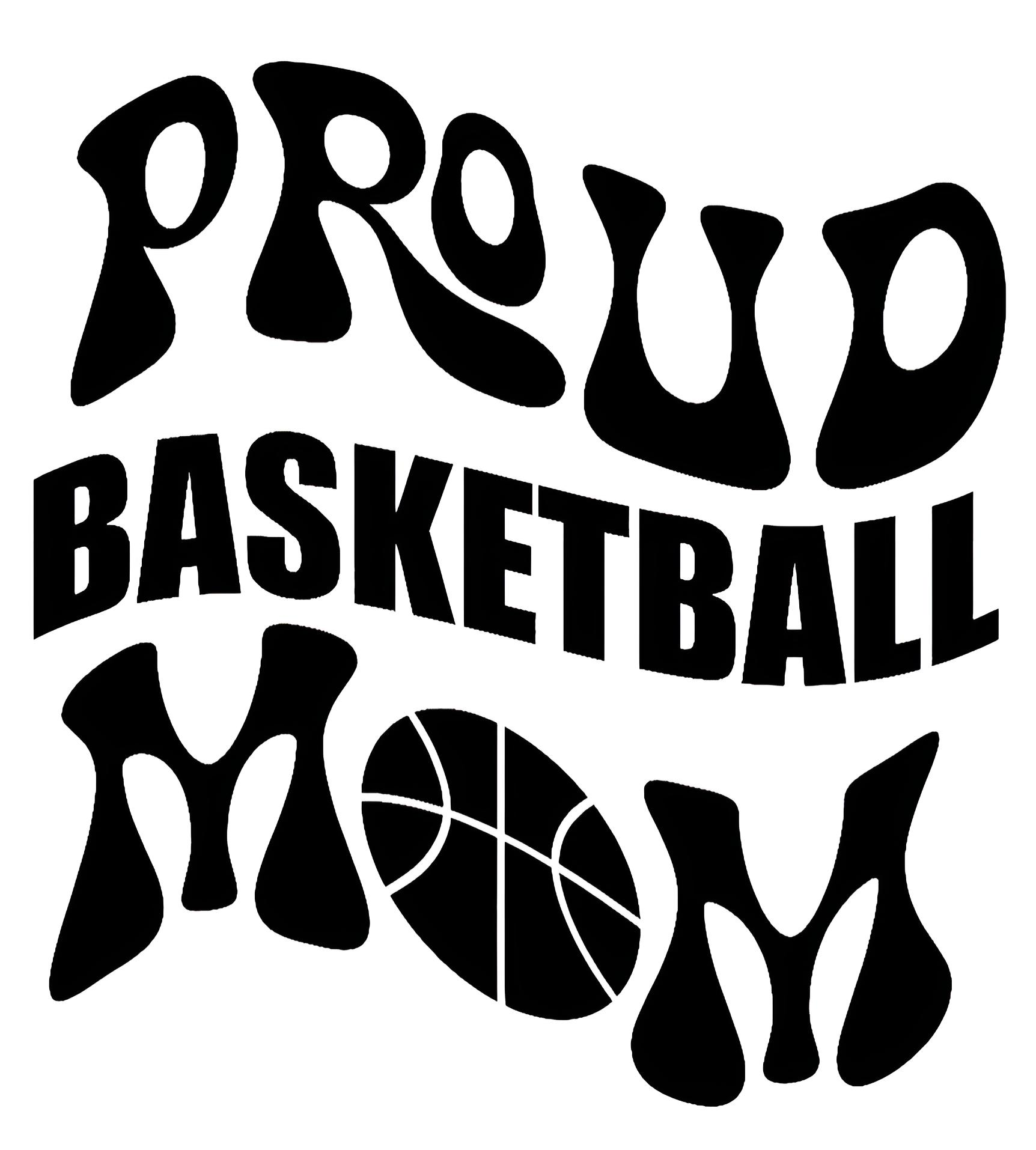 Proud Basketball Mom Premium Vinyl Decal