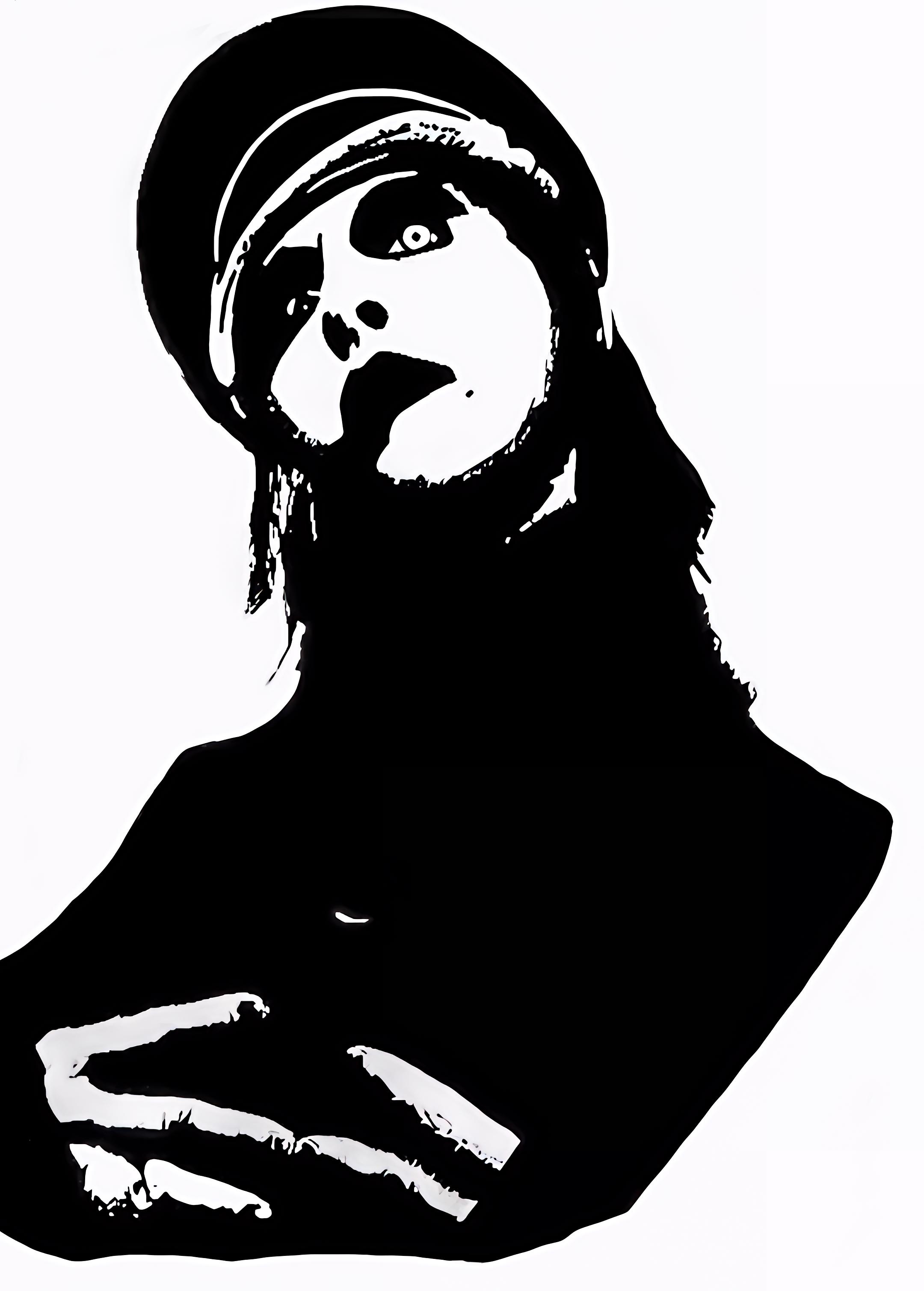 Marilyn Manson 2 Silhouette Permanent Vinyl Decal