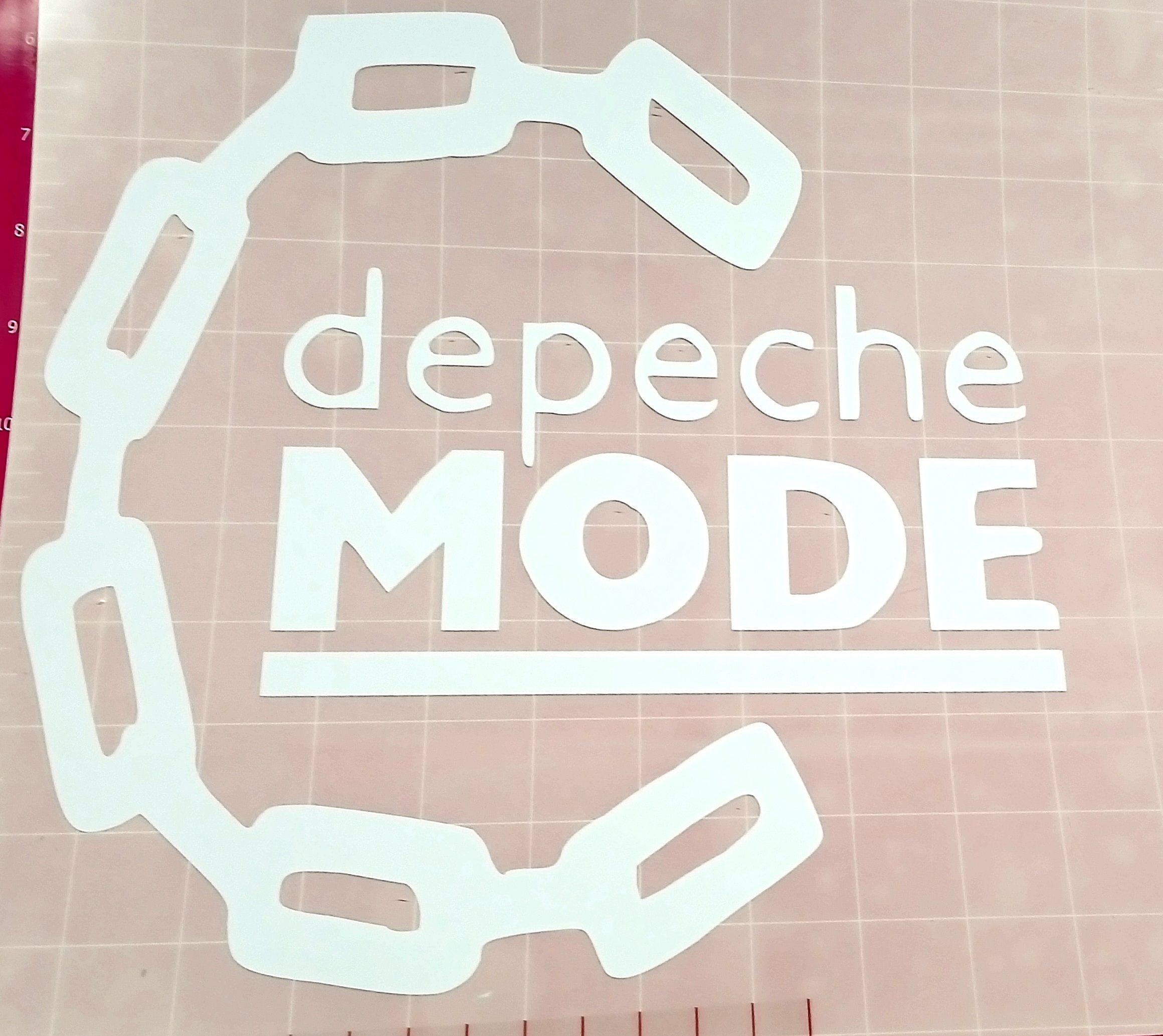 Depeche Mode Permanent Vinyl Decal