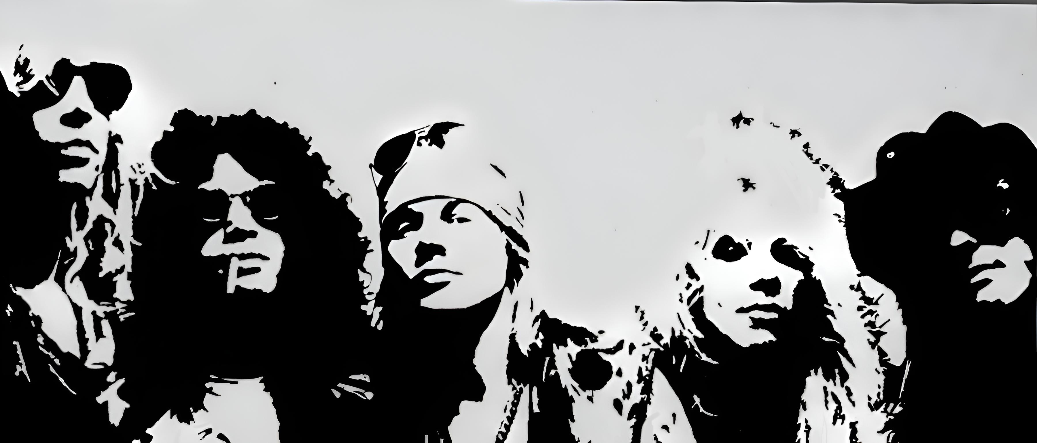Guns n Roses Band Member Premium Vinyl Decal