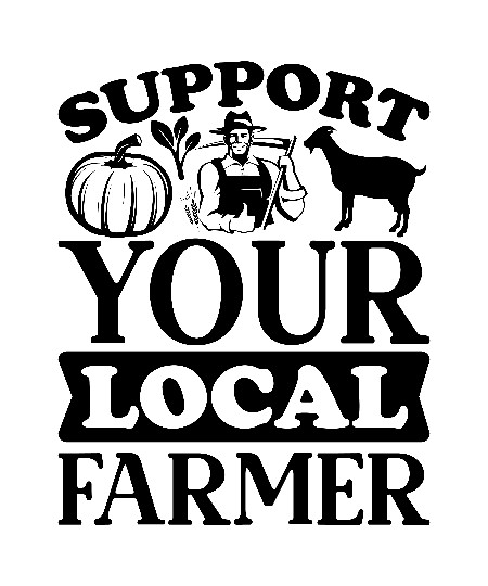 Support Your Local Farmer Premium Vinyl Decal. Farming, Country