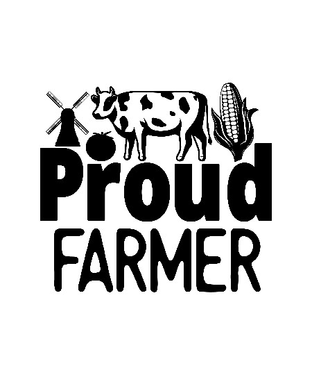 Proud Farmer Premium Vinyl Decal.  Home Decor, Country Livin'
