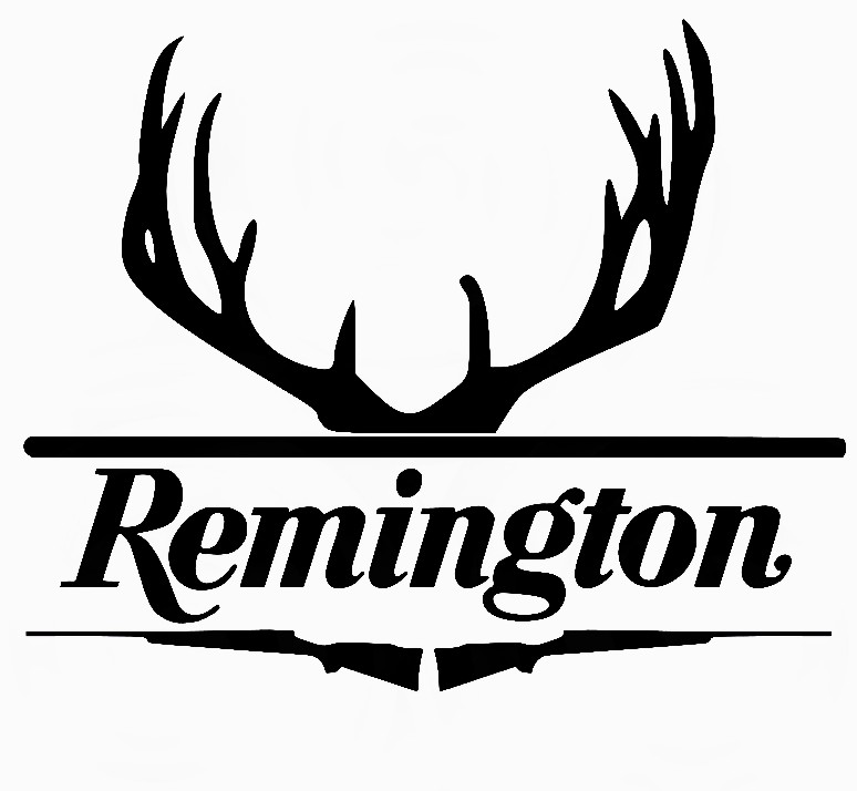 Remington Antlers Permanent Vinyl Decal