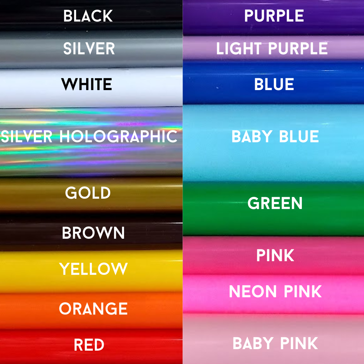 Blank Vinyl Windshield Banners
