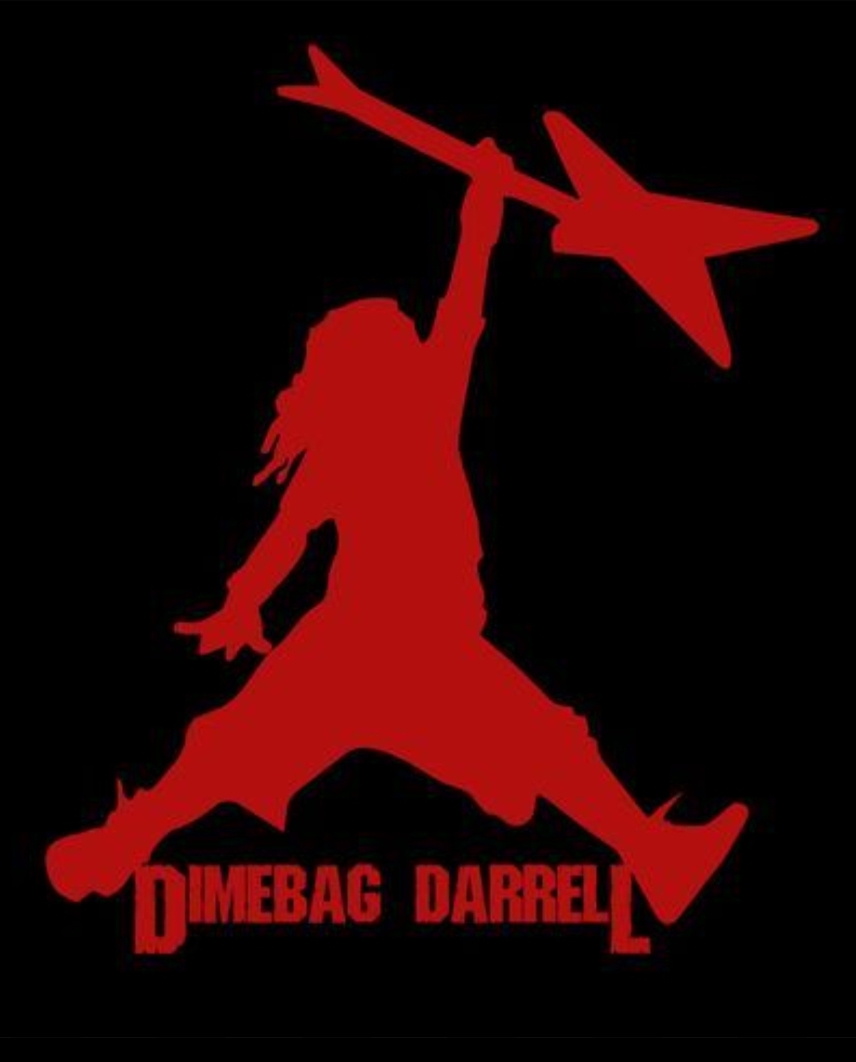 Dimebag Darrel Tribute Permanent Vinyl Decal. Pantera, Vinnie Paul, Walk, Cemetery Gates
