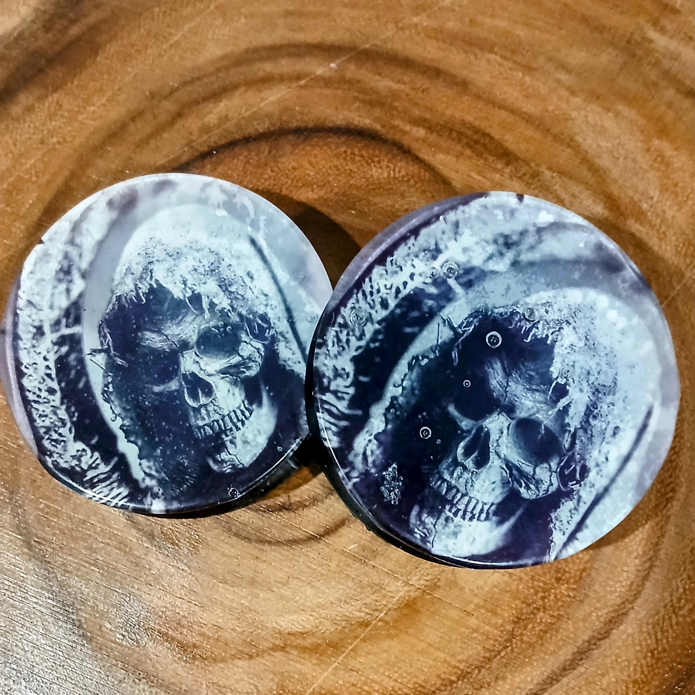 2 inch | 50.8mm Ear Plugs/Tunnels | Body Jewelry | Grim Reaper | Ear Stretching