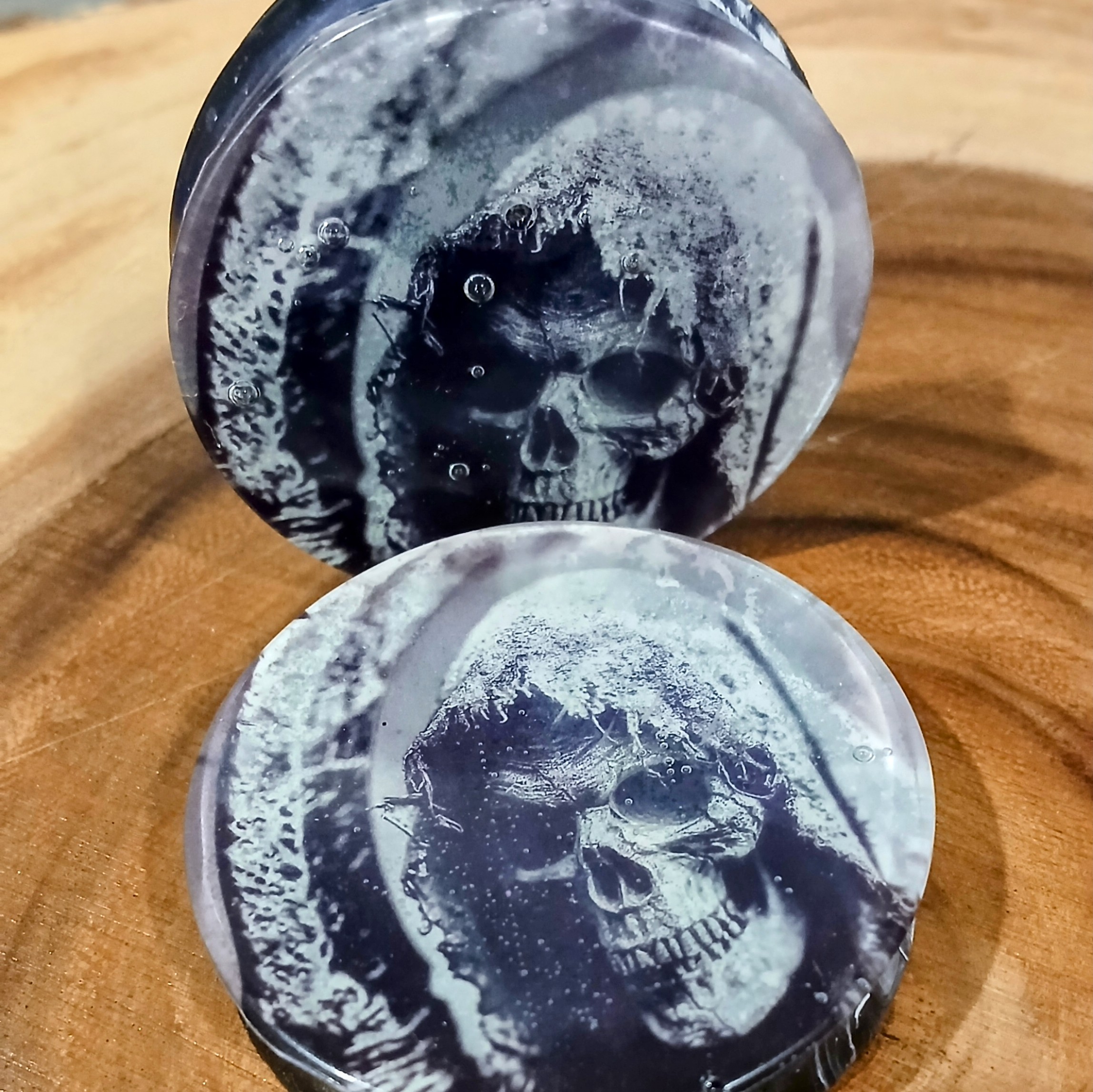 2 inch | 50.8mm Ear Plugs/Tunnels | Body Jewelry | Grim Reaper | Ear Stretching
