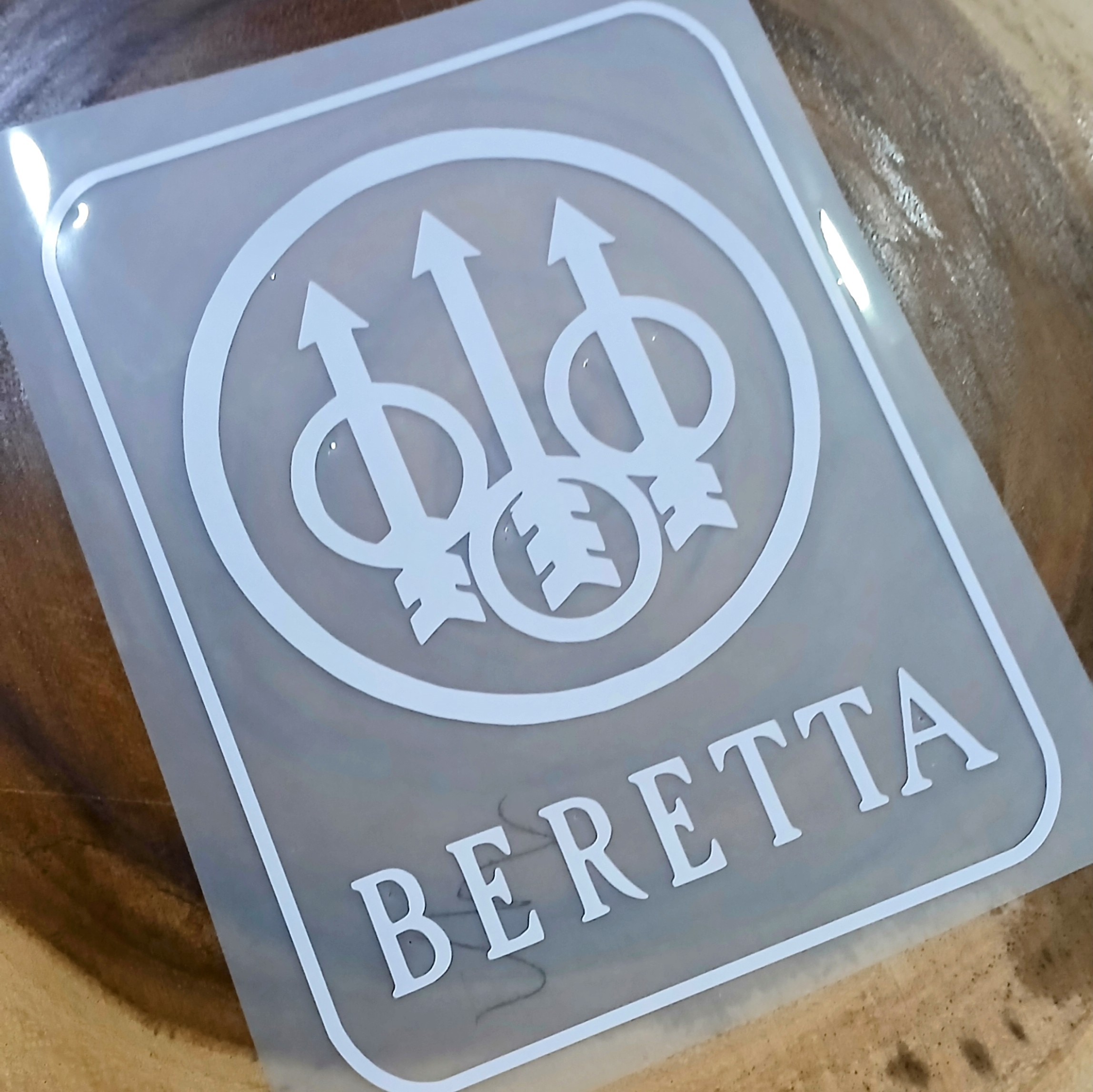 P. Beretta Firearm Premium Vinyl Decal. Tactical, Handgun, Pistol