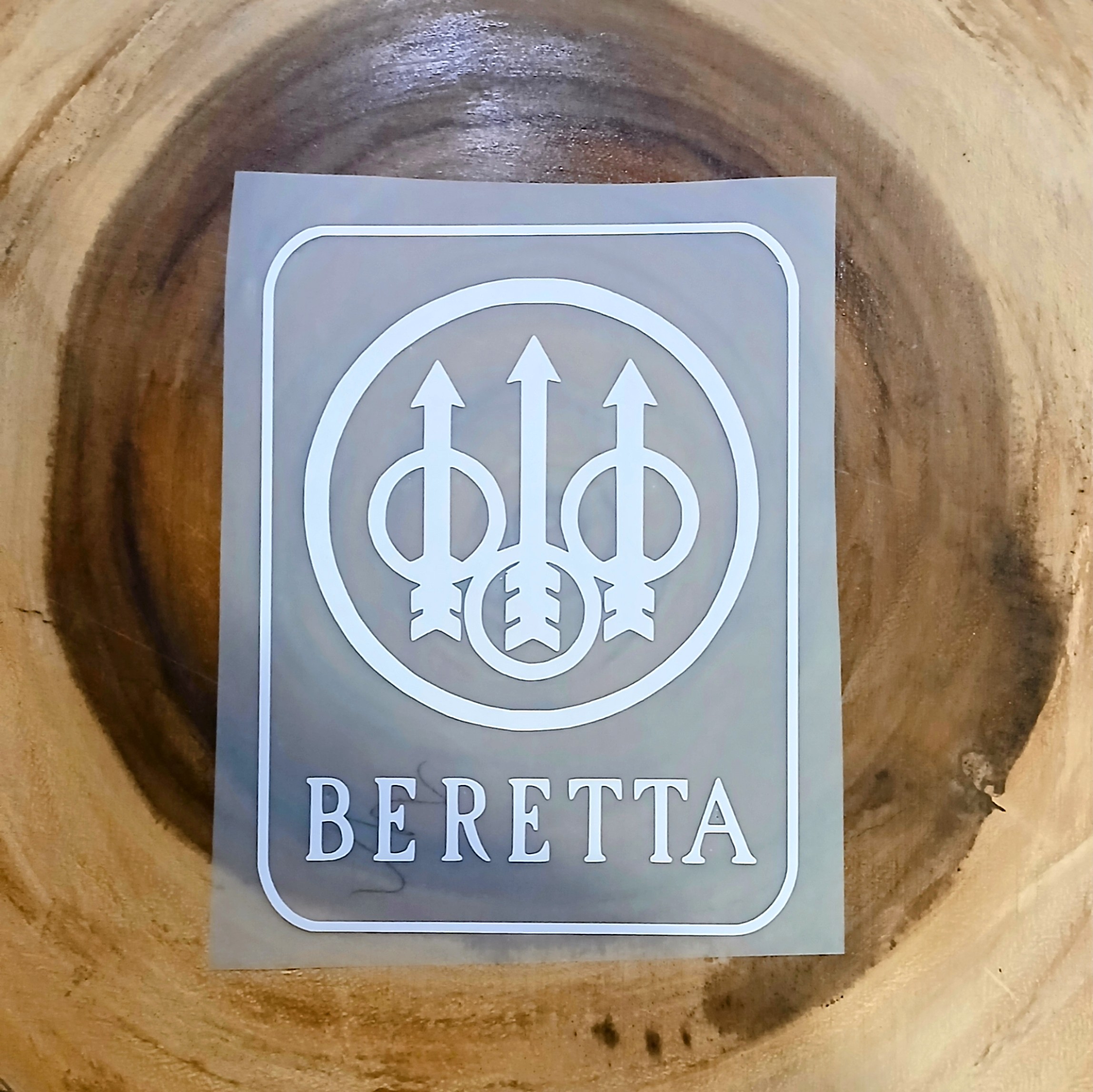 P. Beretta Firearm Premium Vinyl Decal. Tactical, Handgun, Pistol