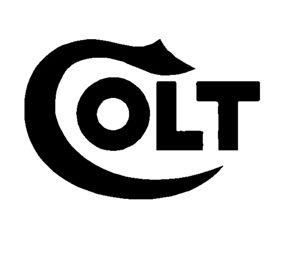 Colt Revolver Firearm Logo Premium Vinyl Decal | Tactical | Handgun | Pistol | Gun
