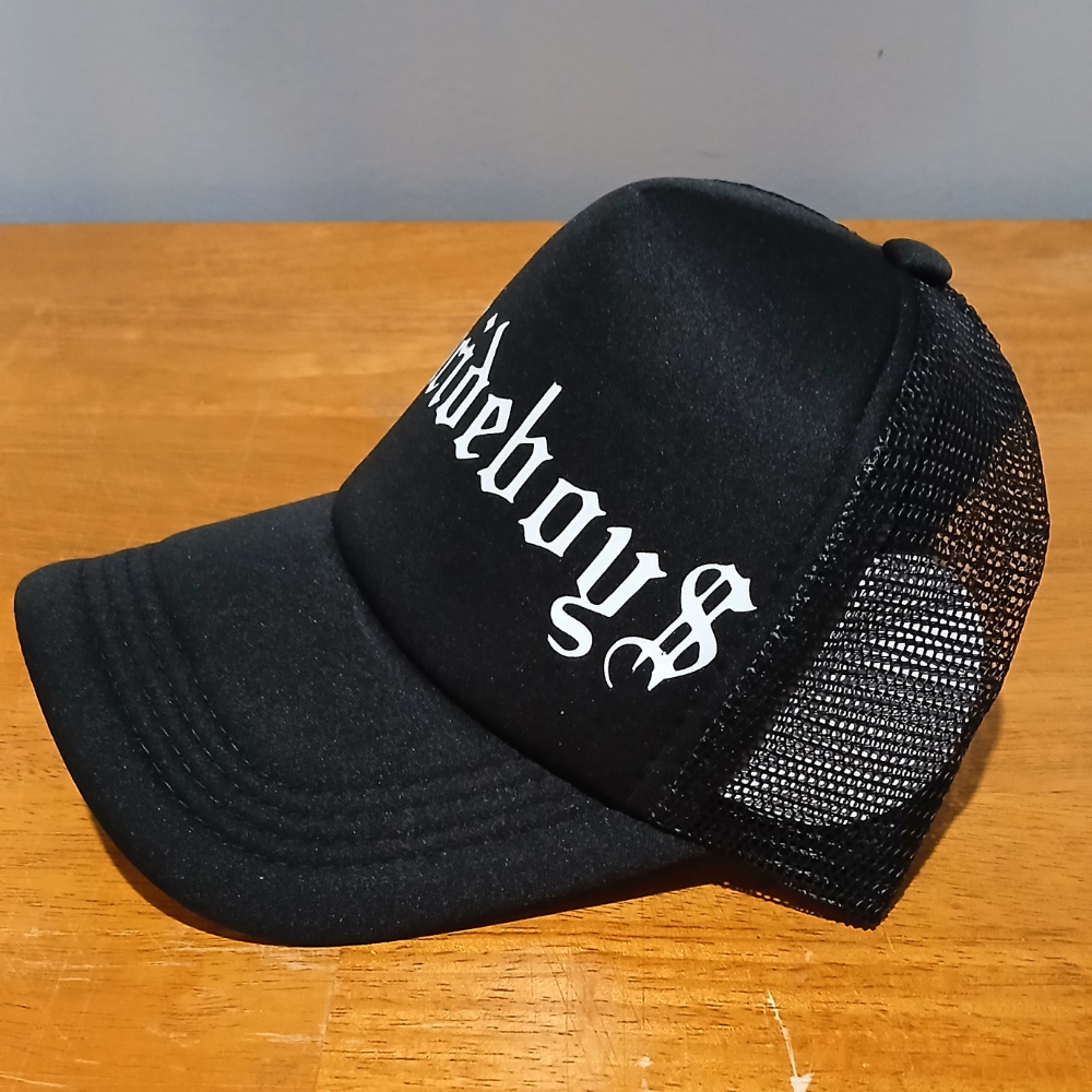 Suicideboys Old English Snapback Trucker Style Hat | G59 | Scrim | Ruby da Cherry | Apparel | Handmade